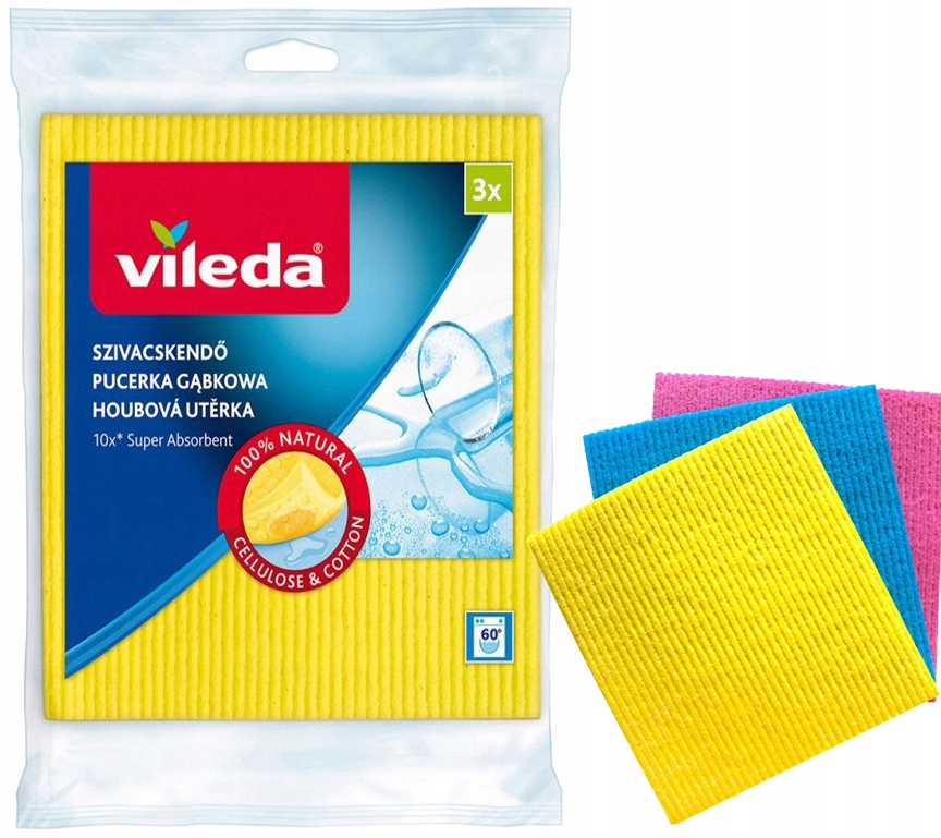 pucerka gąbkowa vileda 3 szt.