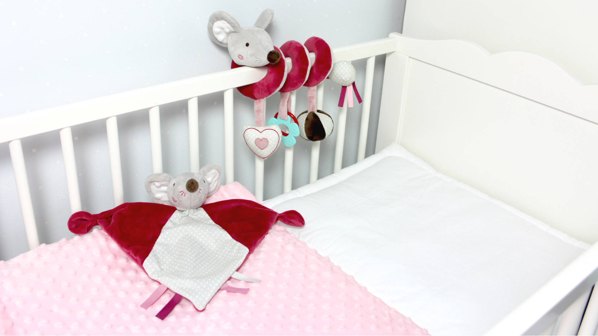 kocyk przytulanka myszka minki