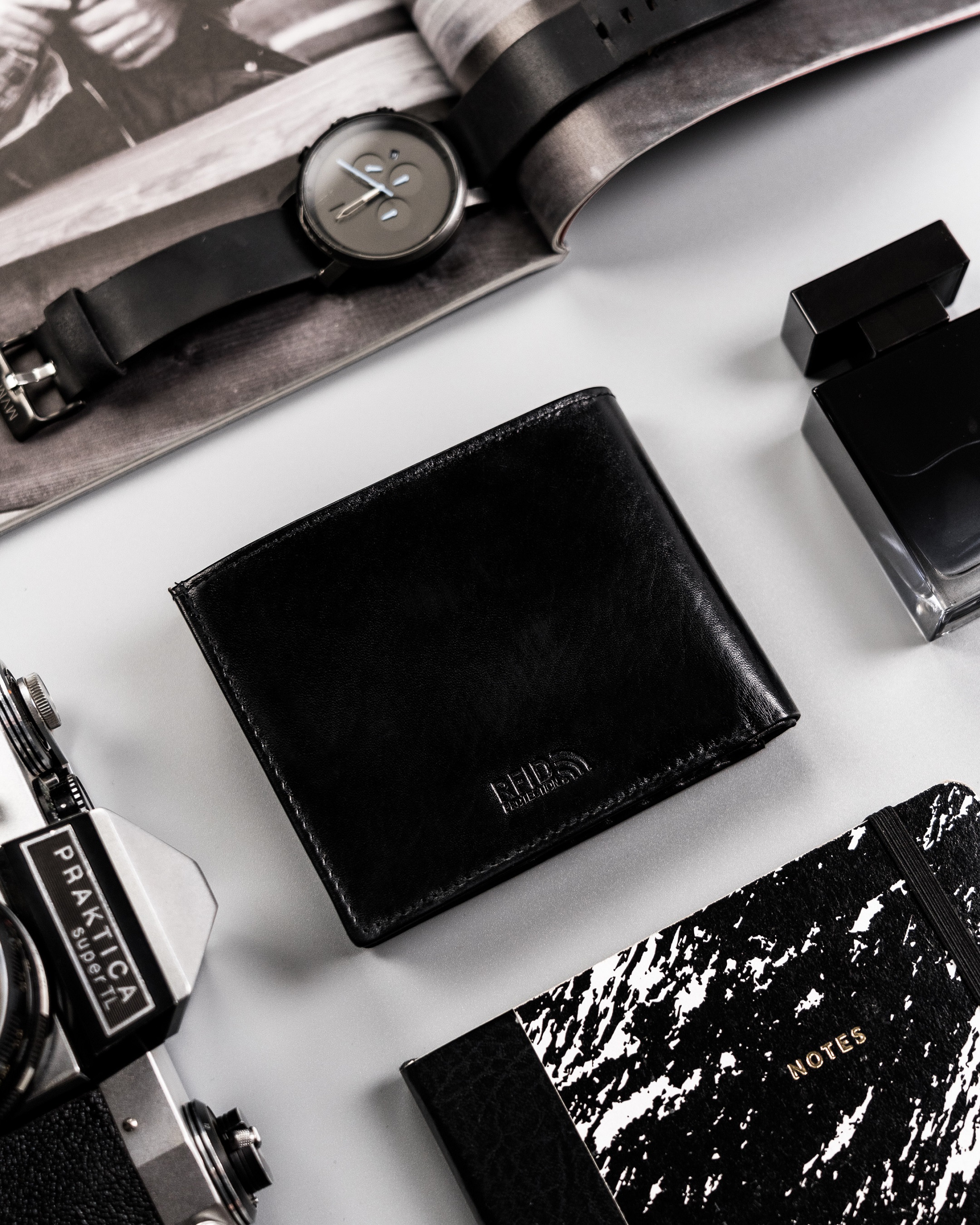 elegancki portfel męski na karty — peterson