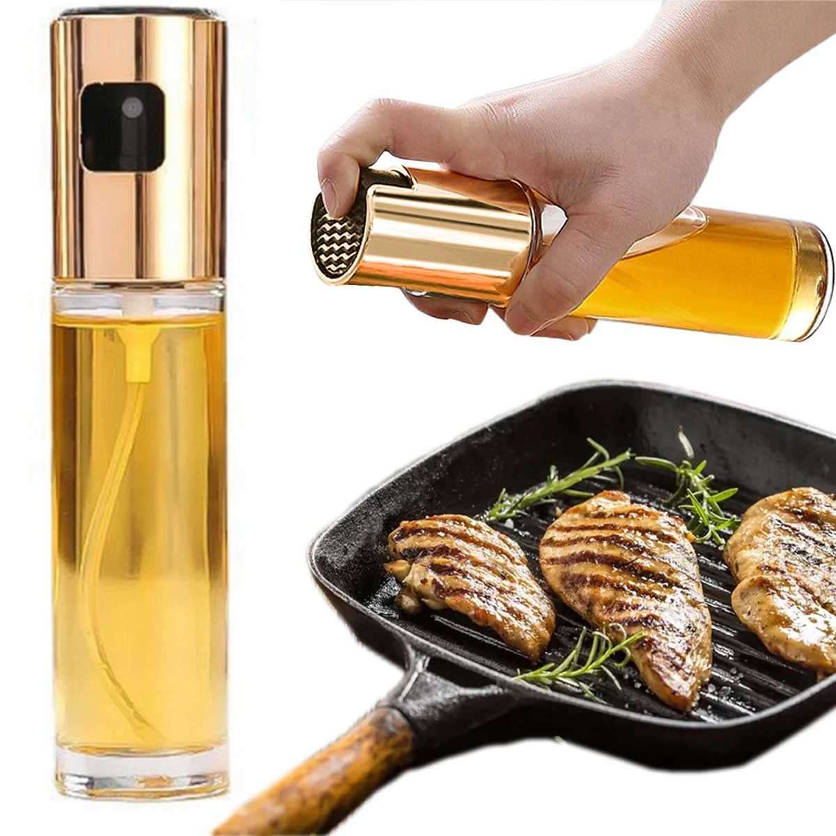 spryskiwacz kuchenny do oleju oliwy octu złoty 100ml