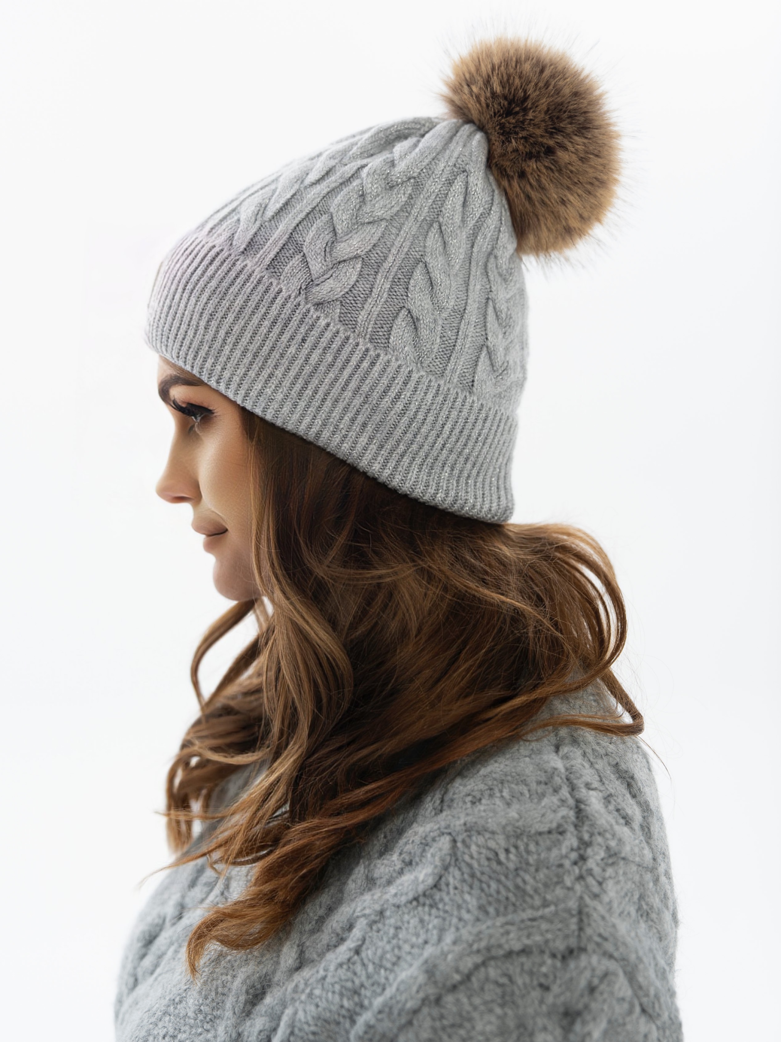 czapka ptn hat-06-7675 grey