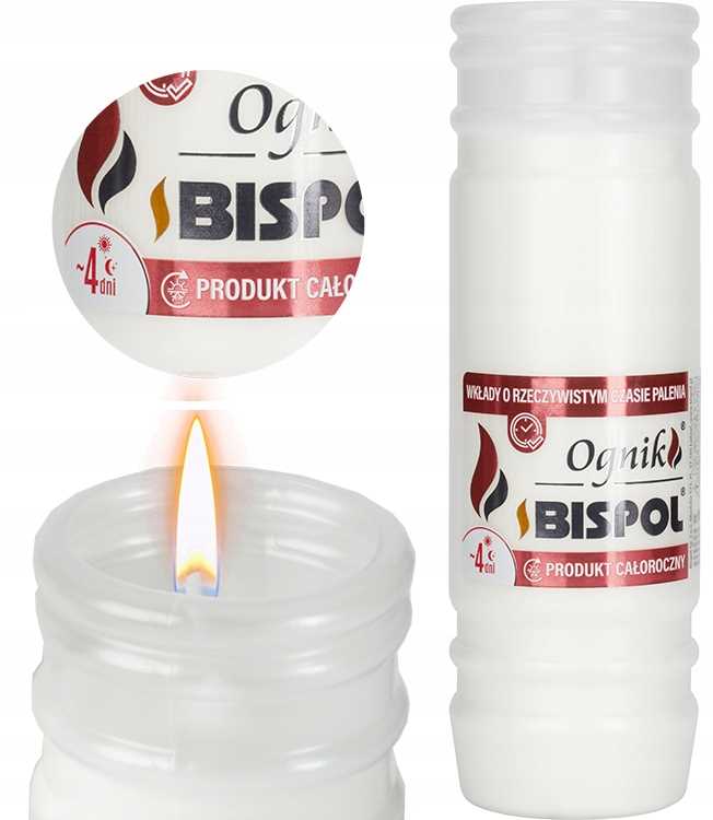 bispol - wkład zalewany ognik wp4 - 24 szt.