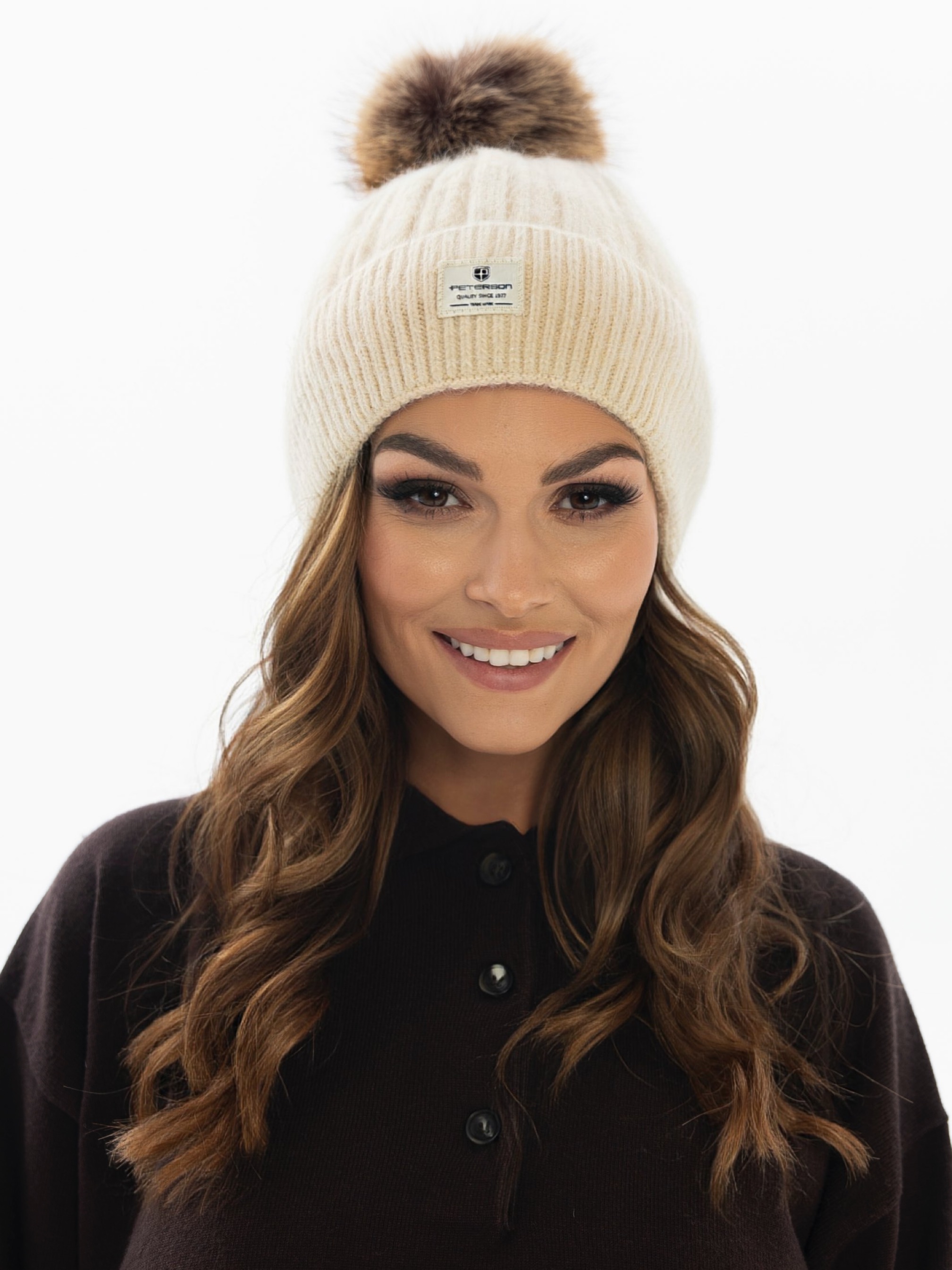 czapka ptn hat-08-7767 beige