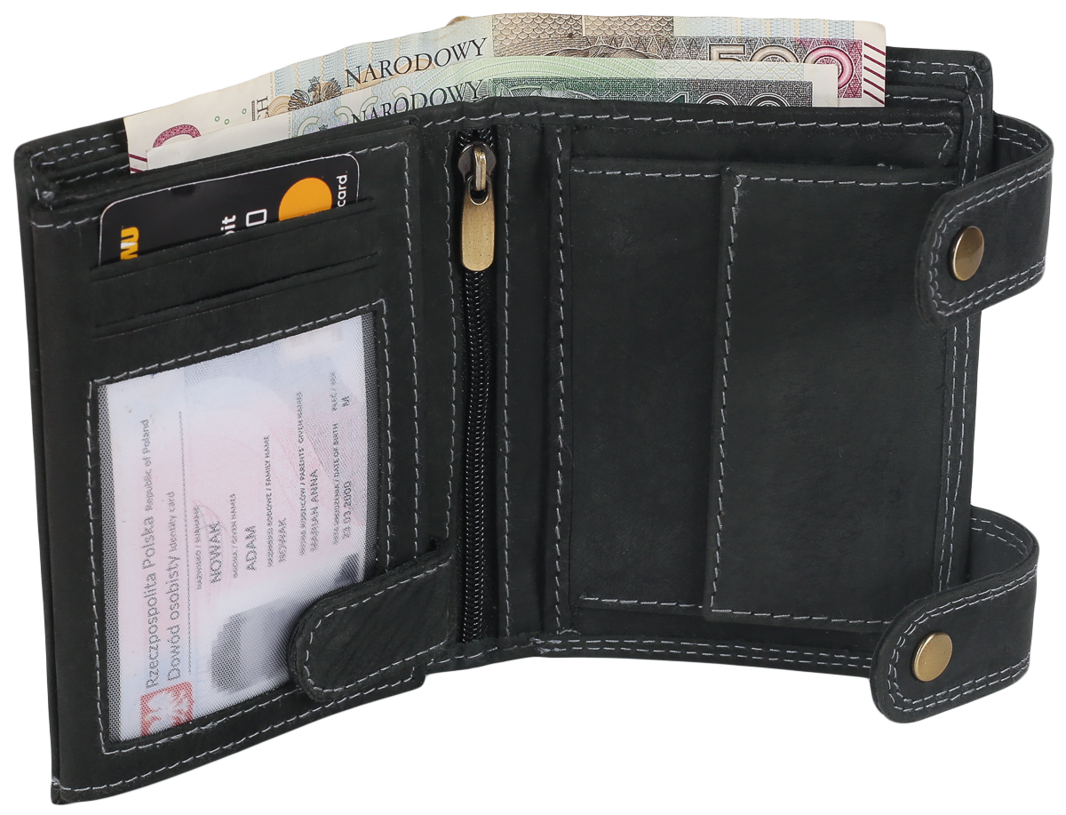 portfel męski skórzany 2901-bic black