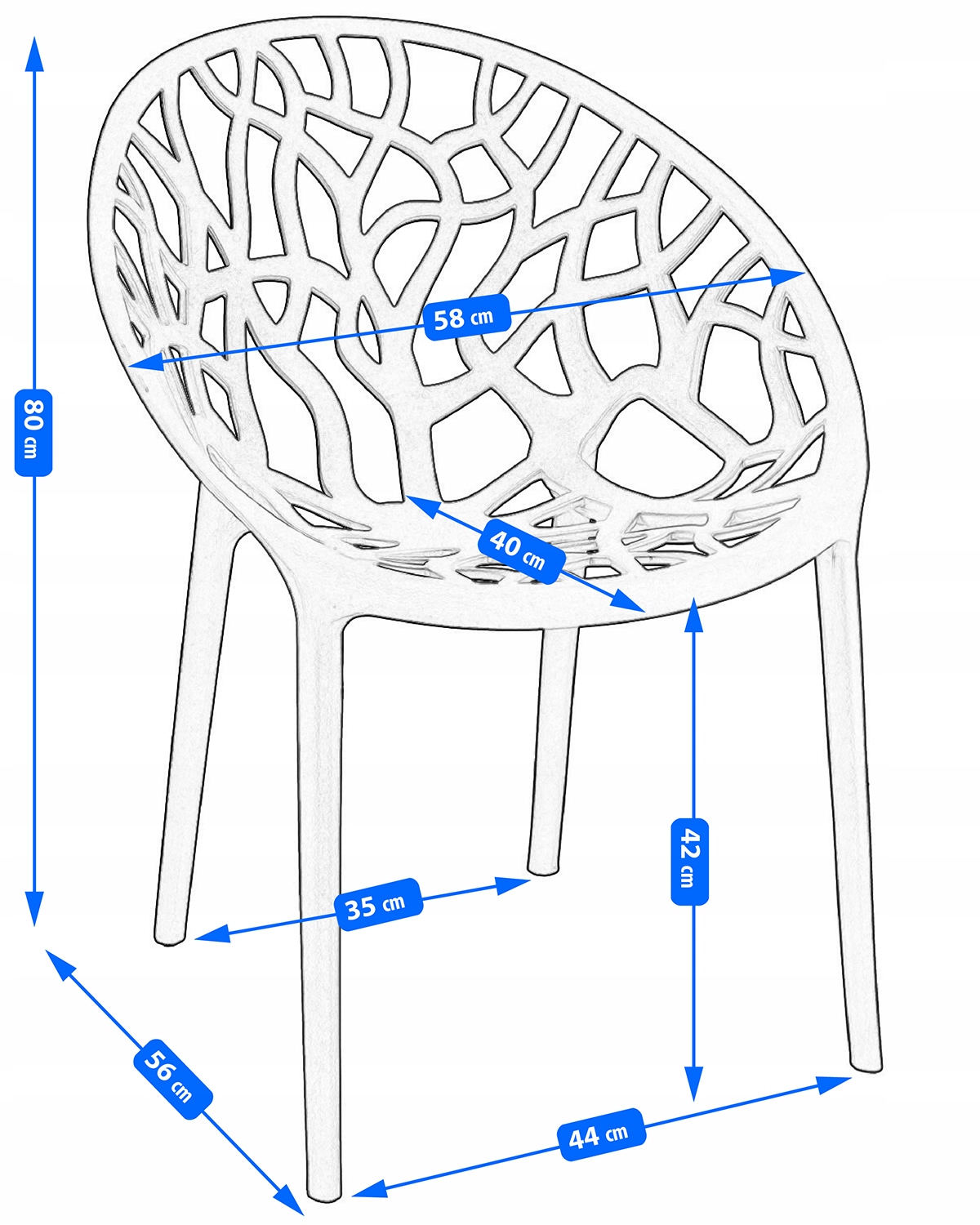 krzesło albero żółte 2