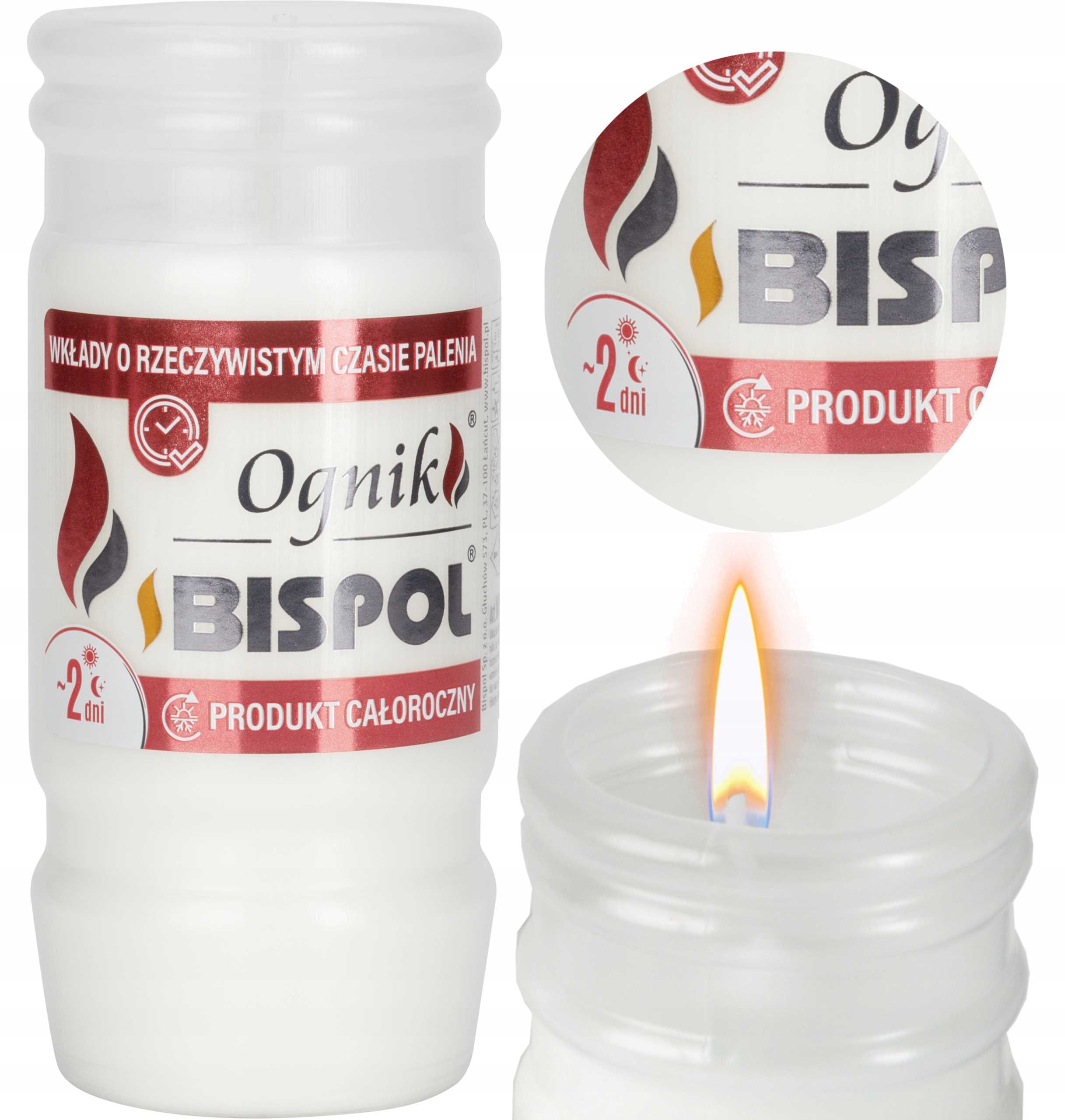 bispol - wkład zalewany ognik wp2n - 1 szt.