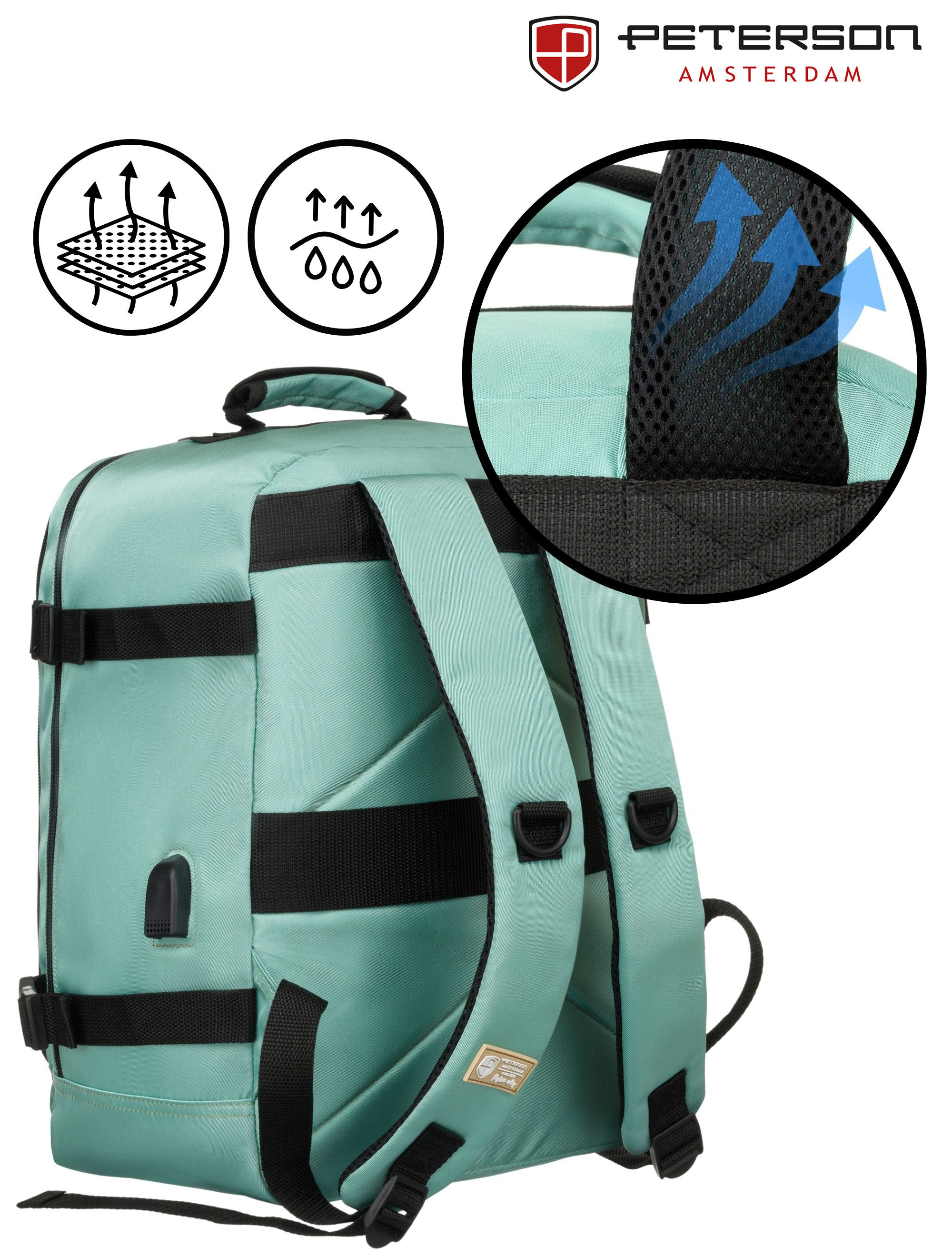 plecak ptn app-6677 turquoise