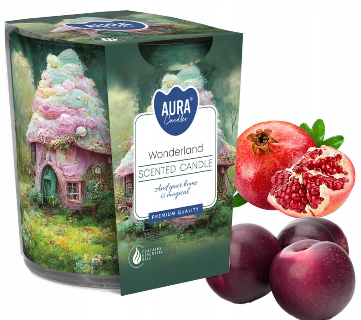 aura świeca zapachowa baśniowa kraina 22h sn72s-56