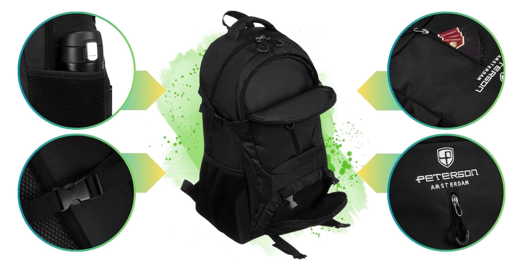 plecak ptn pwy-02-6256 black