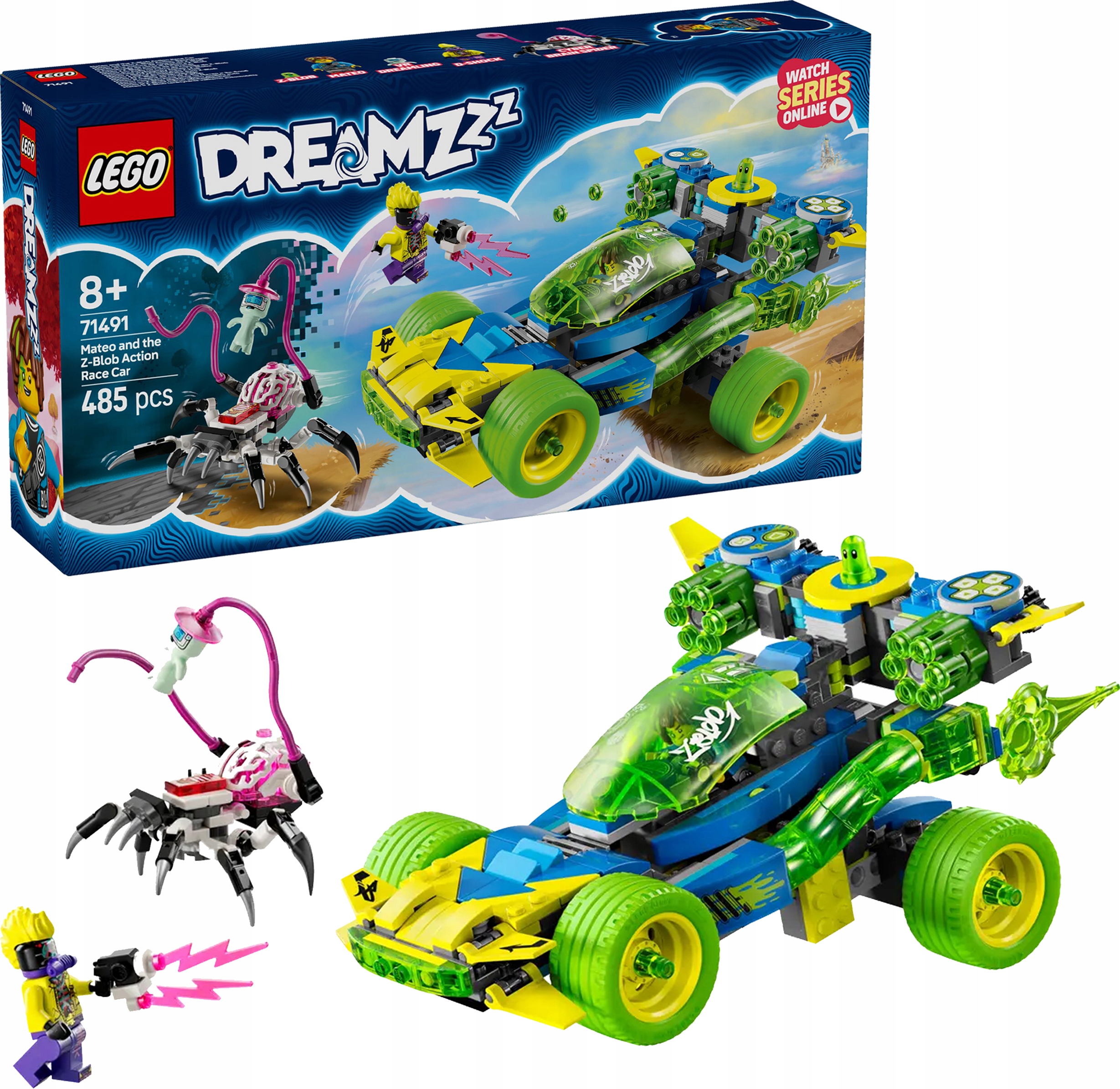 71491 - lego dreamzzz - samochód wyścigowy mateo i z-bloba