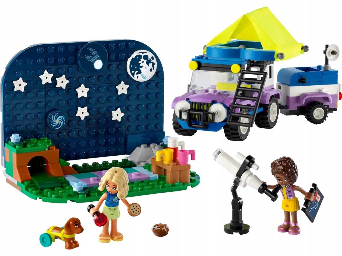 42603 - lego friends - kamper z mobilnym obserwatorium gwiazd