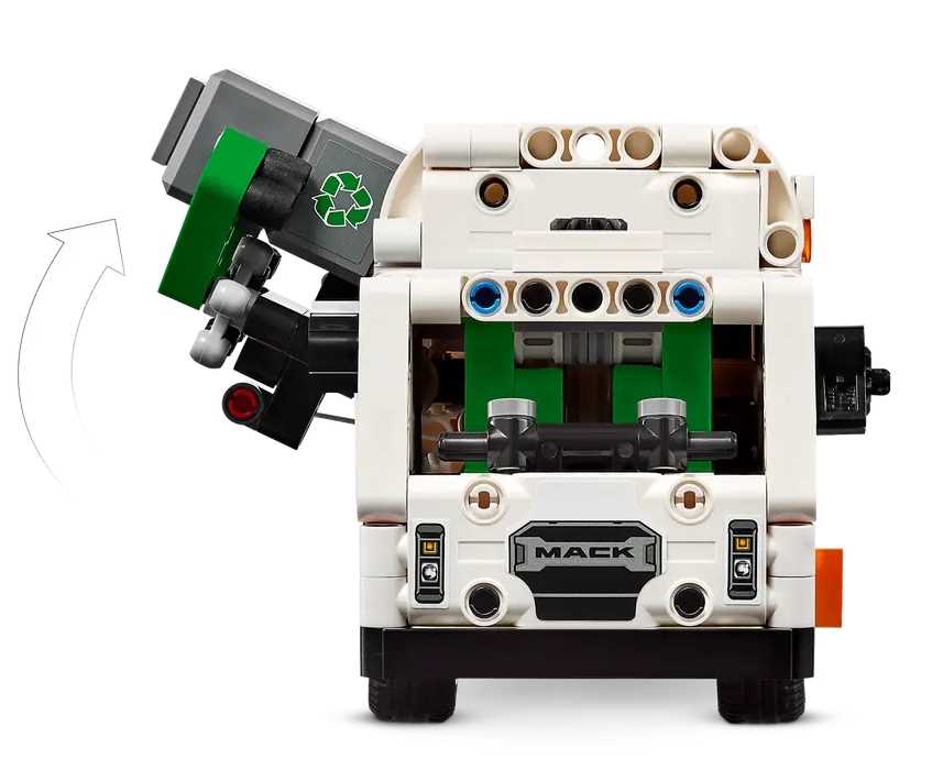 42167 - lego technic - śmieciarka mack® lr electric