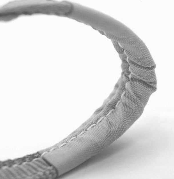 pas załadunkowy zawiesie 4m/120mm/4t pętla na końcach, szary