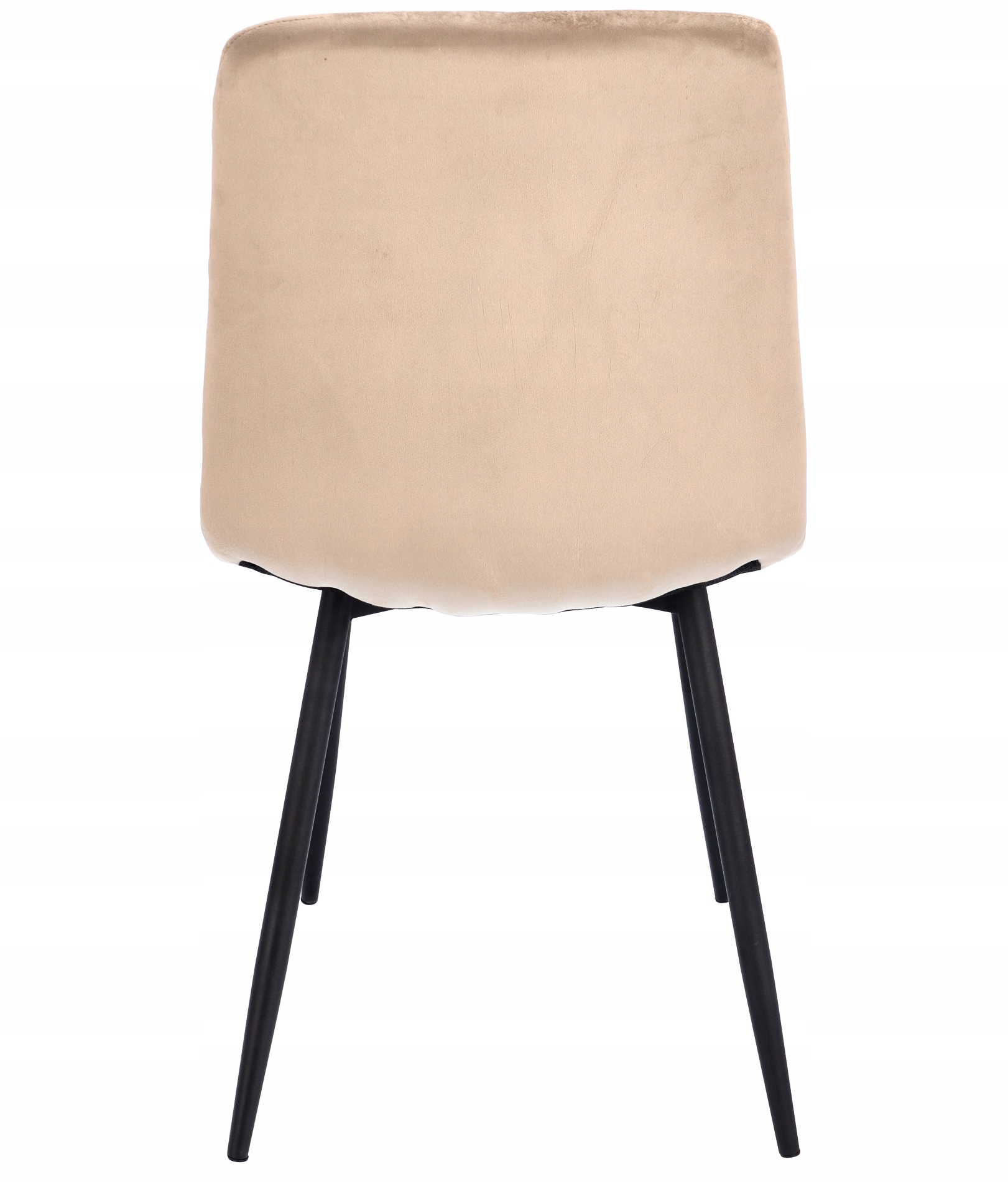 4 x krzesło tapicerowane pikowane welur nowoczesne