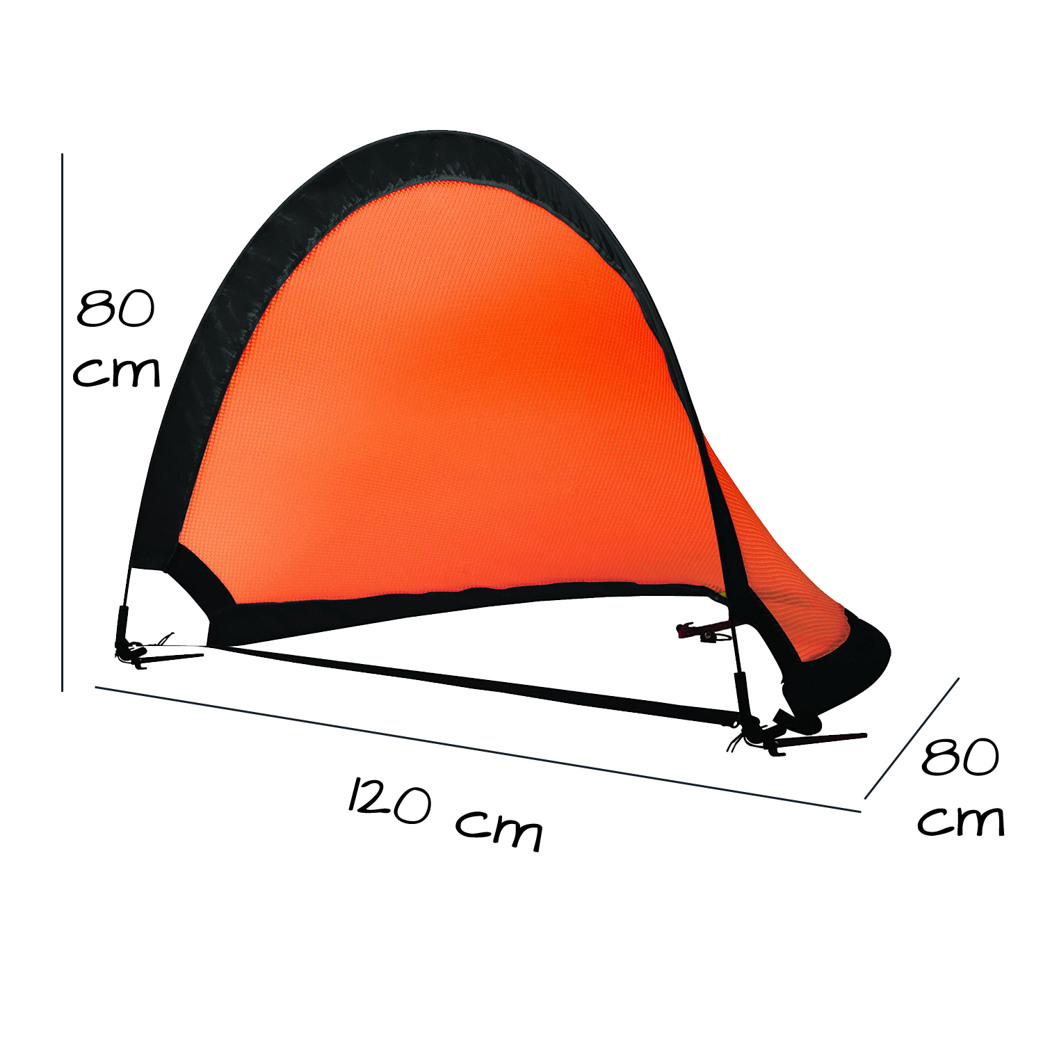 bramka piłkarska samorozkładająca 2 sztuki
