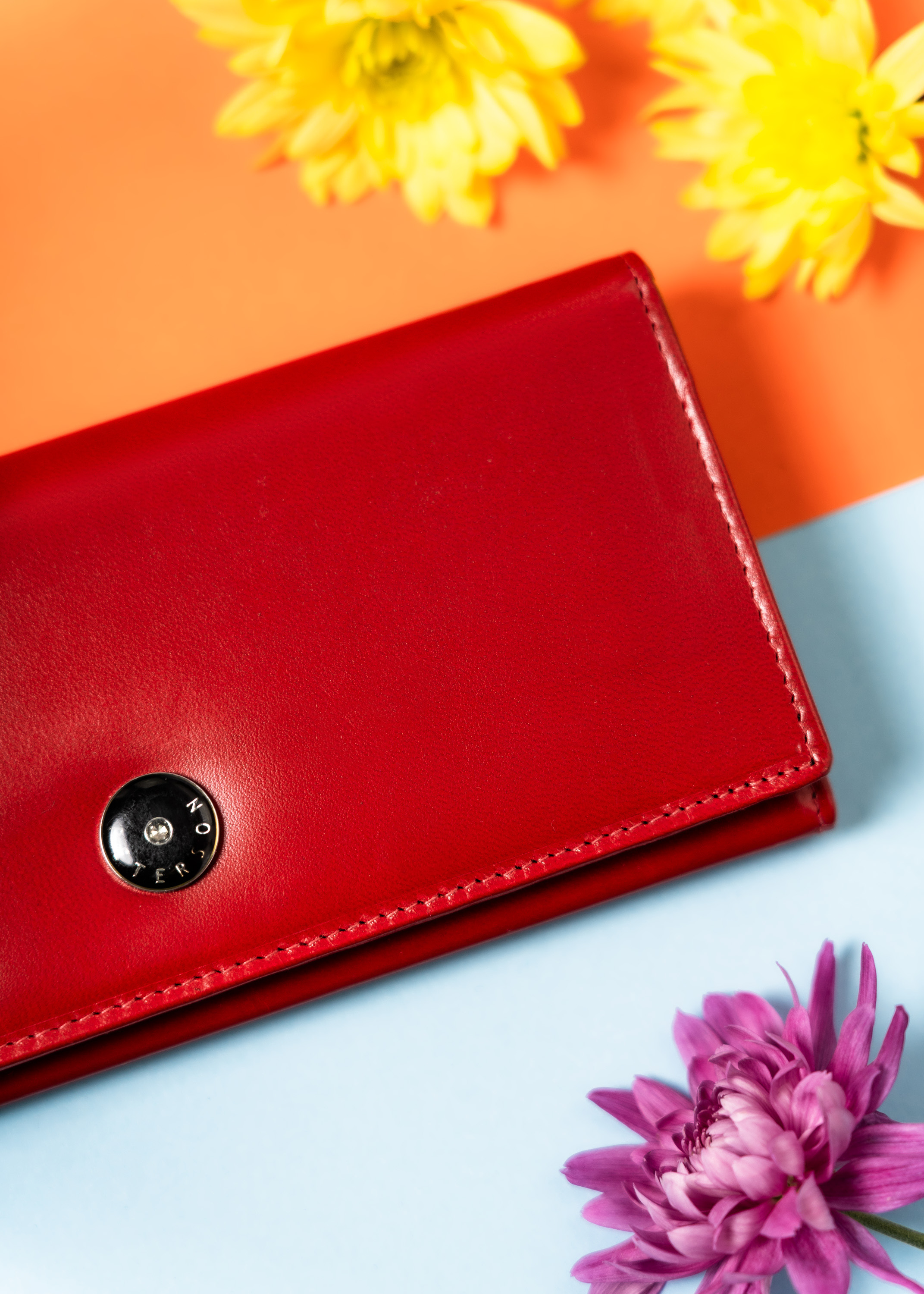 portfel damski skórzany ptn 1680133-ngv-5809 red