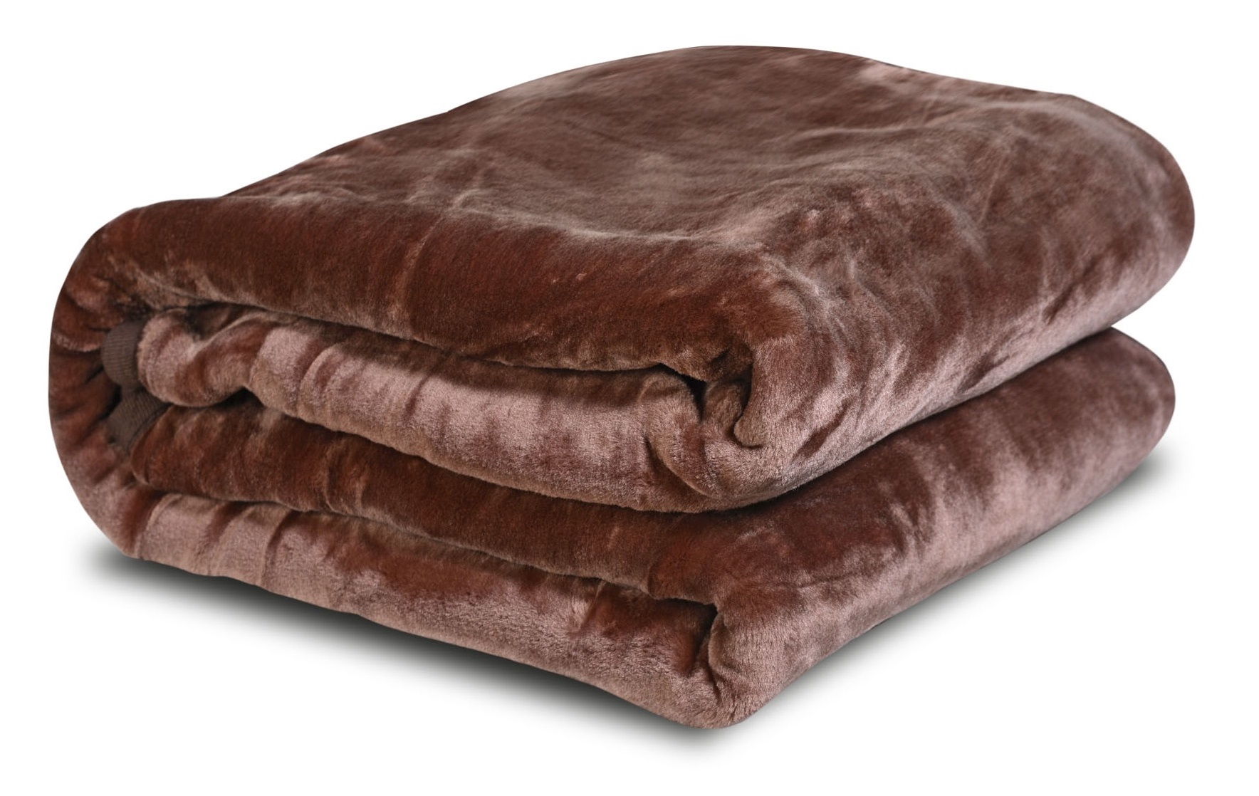 koc akrylowy 160x200 cm brązowy