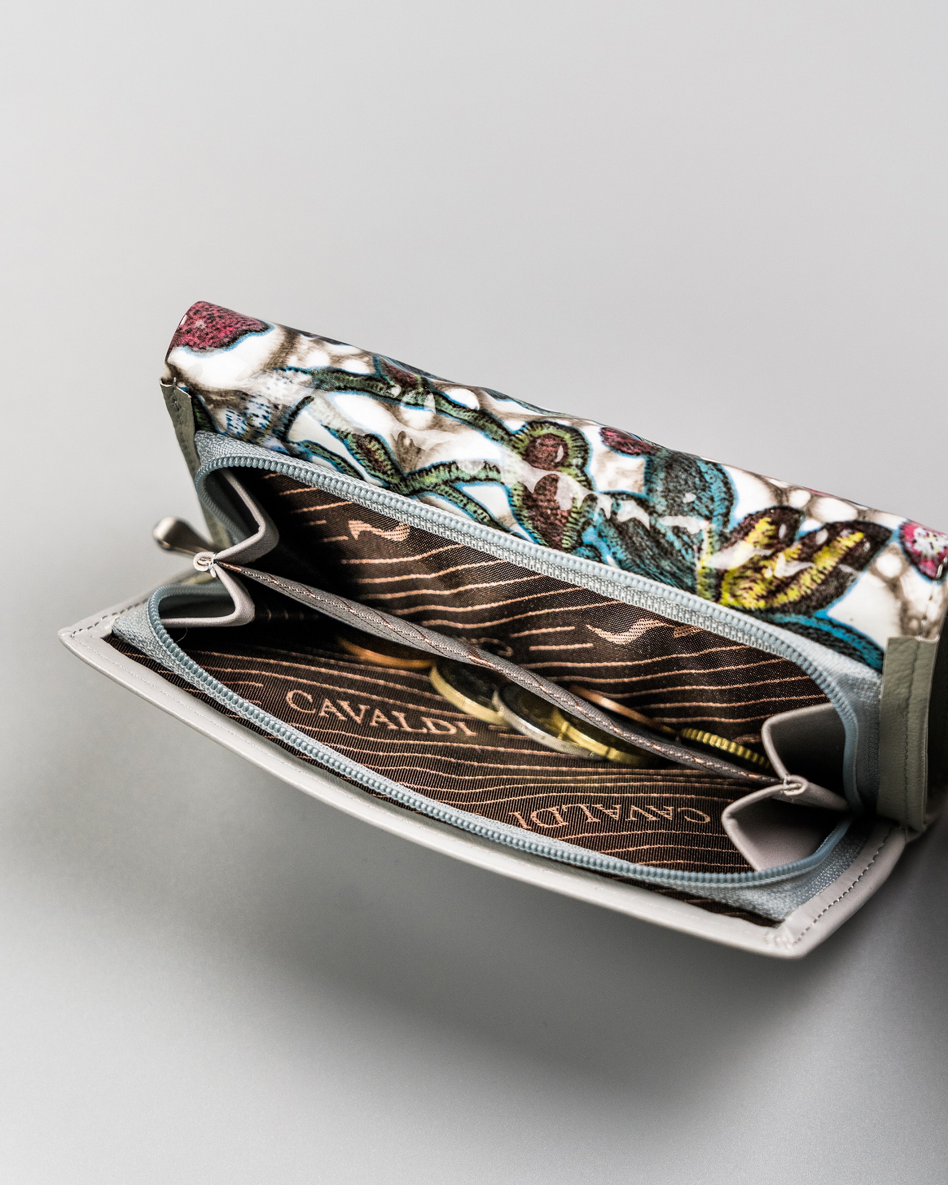 portfel damski skóra+pu pn29-fl-bl-multi