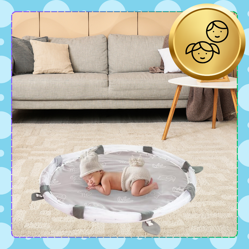 mata edukacyjna dla niemowląt interaktywna 4w1 słonik piłeczki maskotki