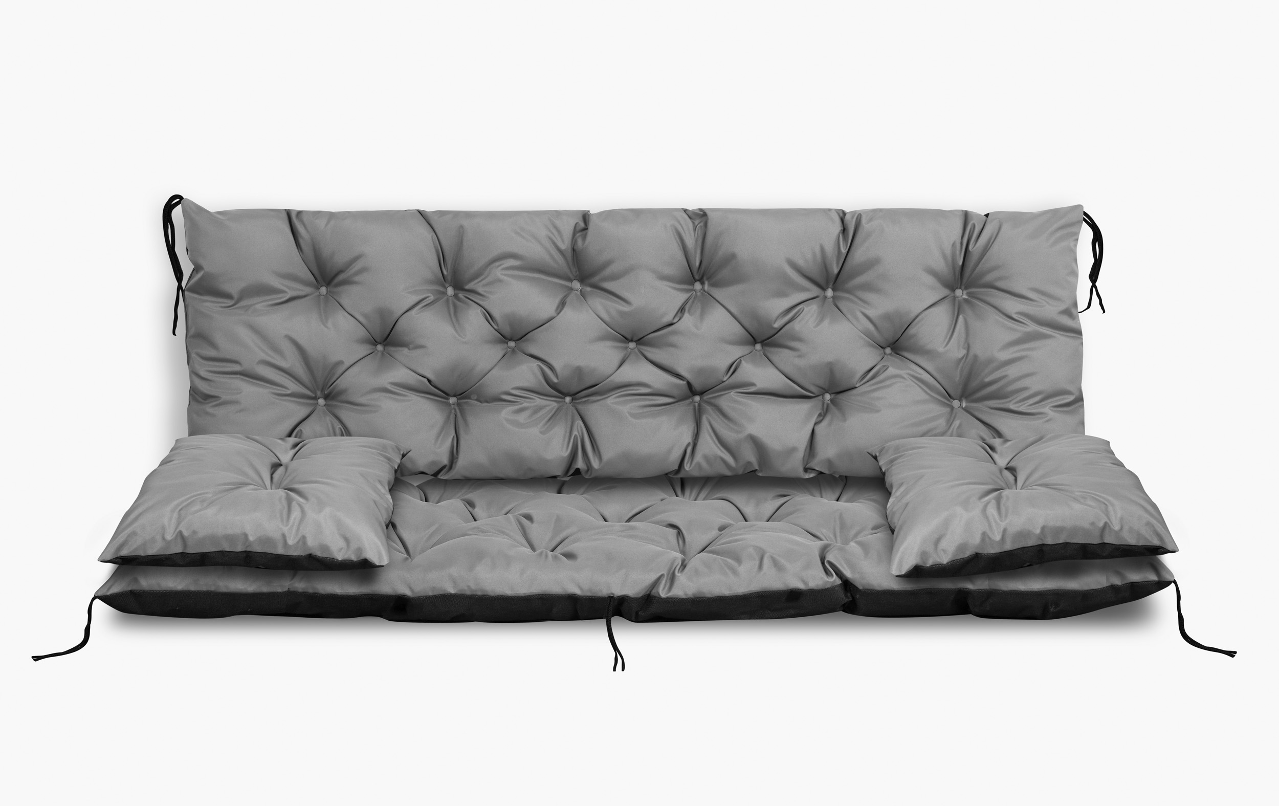 poduszka ogrodowa 150x60x50 cm + 2 poduszki na ławkę huśtawkę wodoodporna