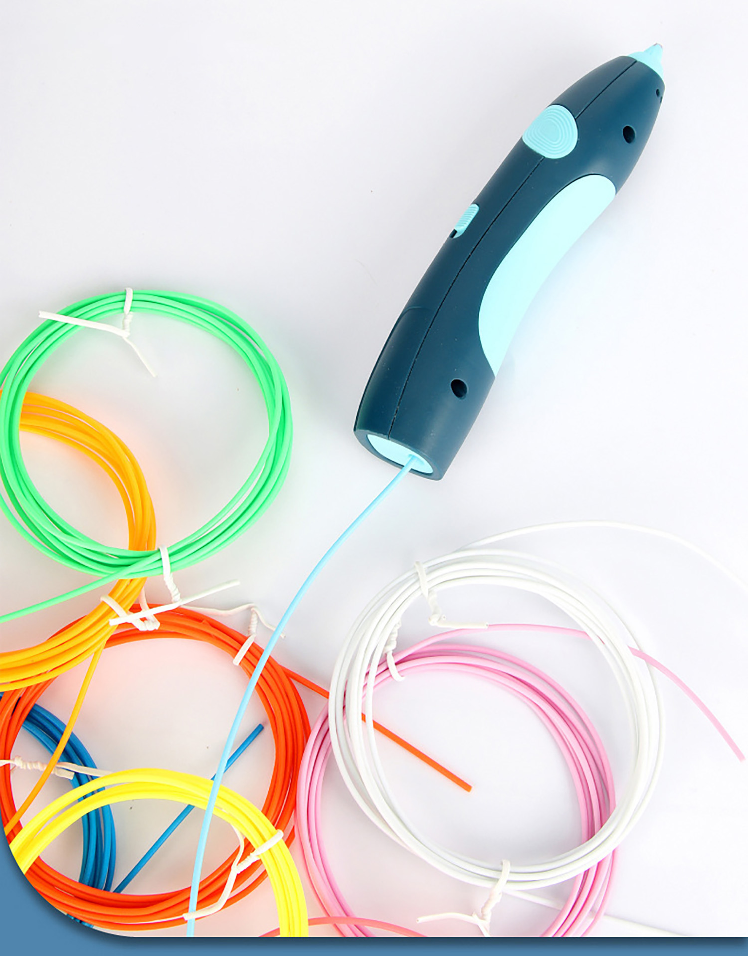 wkłady pcl długopis 3d pen zestaw 10 x filamenty 5m kolor 1,75mm