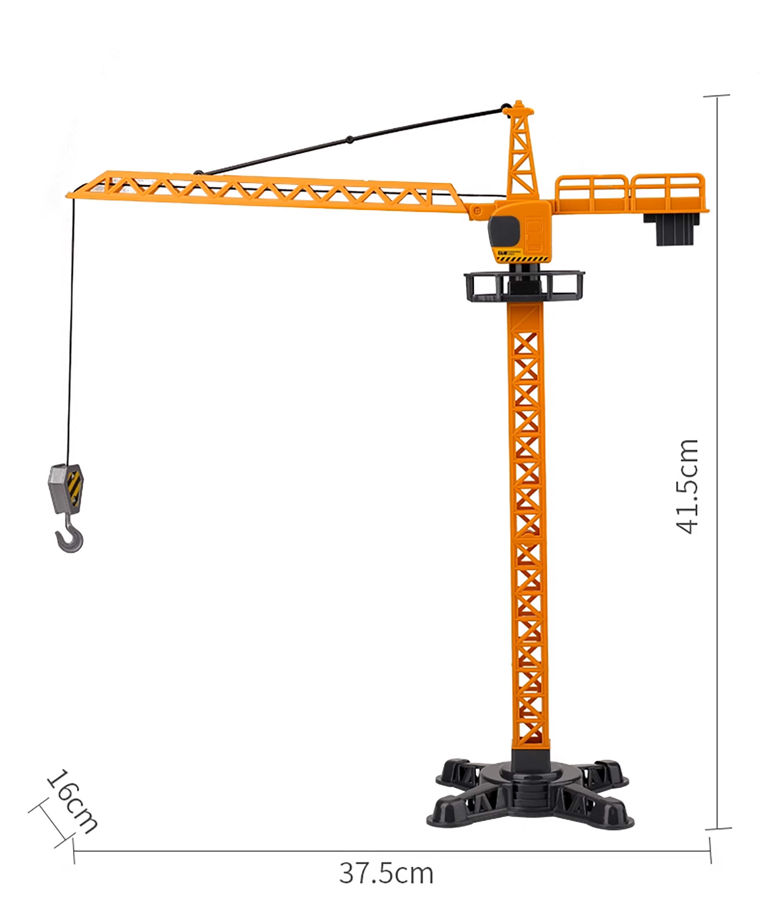 dźwig żuraw  budowlany obrotowy ruchomy budowa 50 elementów + pojazd