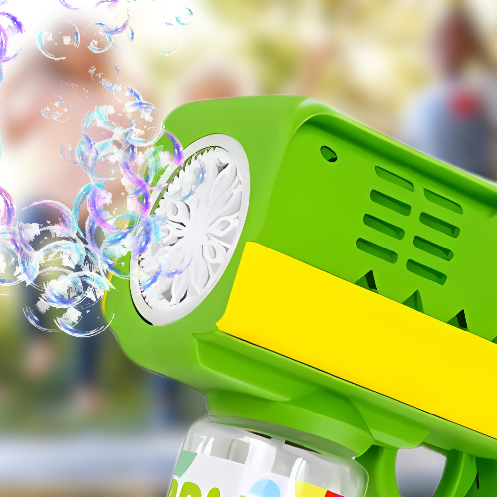pistolet na bańki mydlane aparat do tworzenia baniek mydlanych + płyn