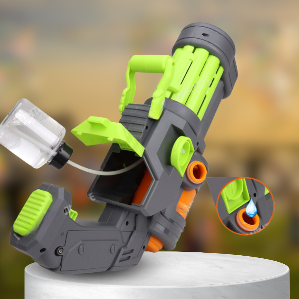 pistolet bazuka na bańki i wodę elektryczny automatyczny karabin wodny