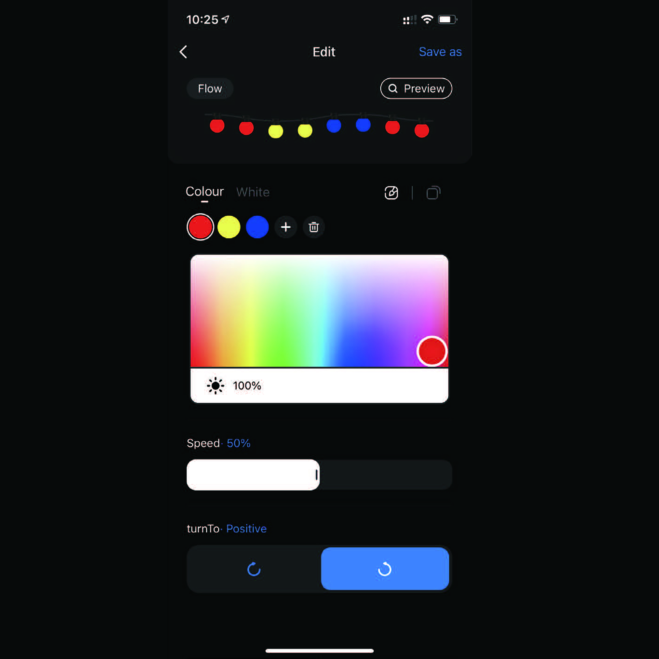 girlanda led sterowana 13,5m świetlna wielokolorowa smart z aplikacją tuya