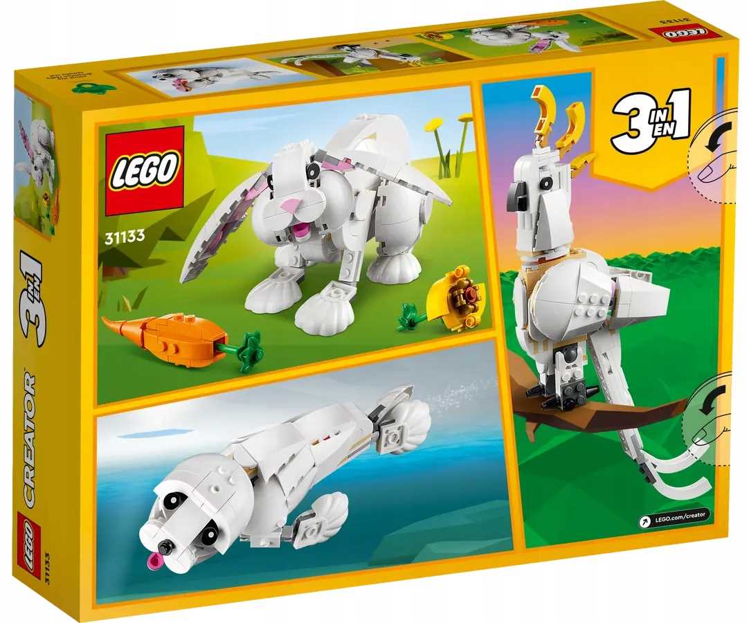 31133 - lego creator - biały królik