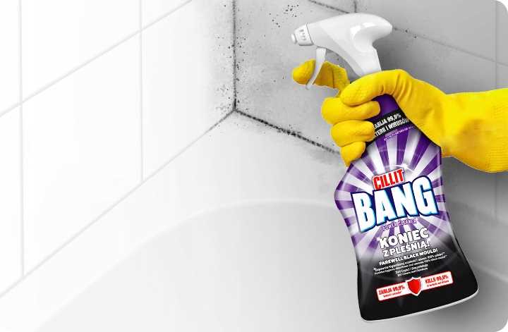 cillit bang power cleaner pleśń i czarne osady 750ml spray
