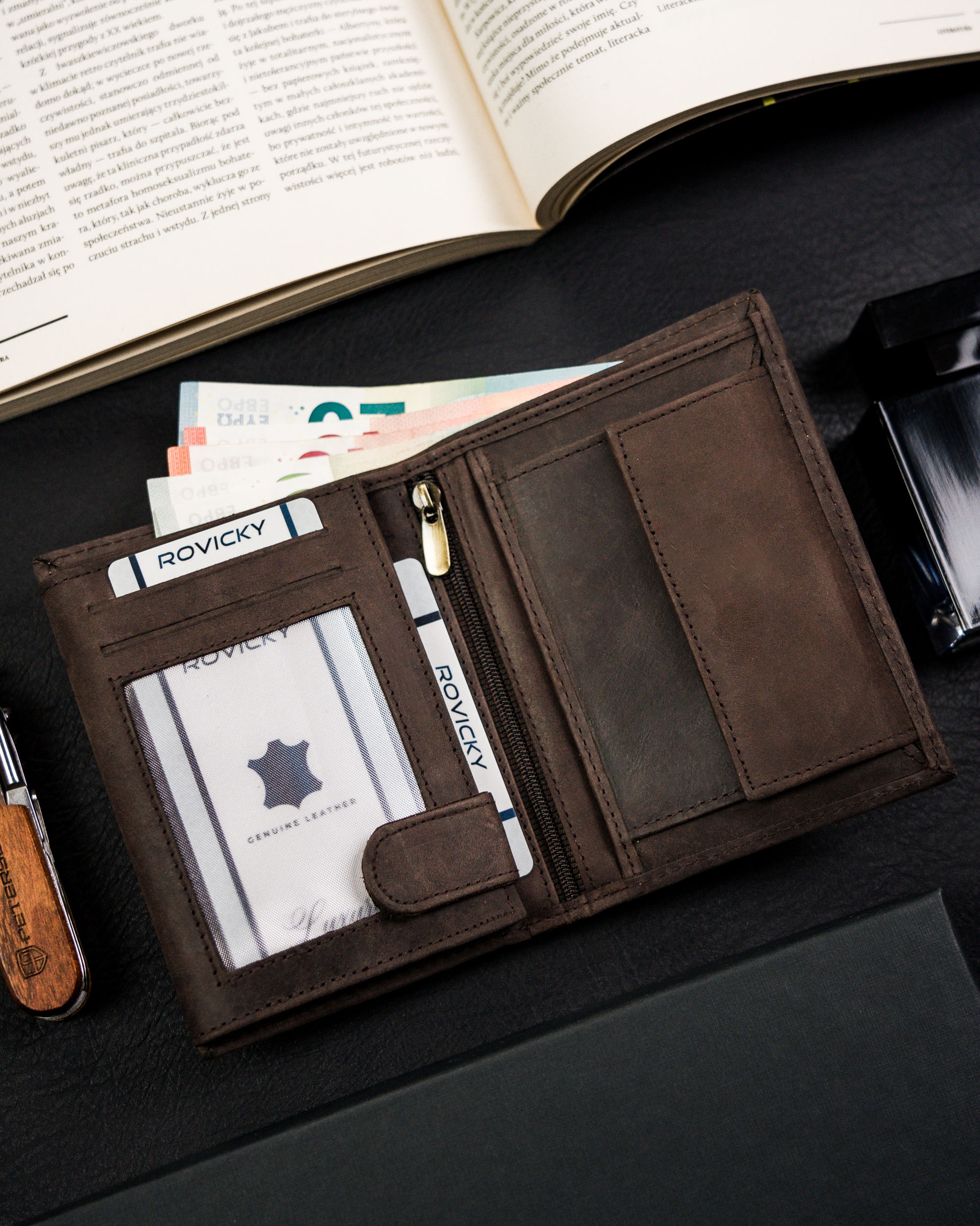 portfel męski skórzany n4-chm-dog-1-bl-brown