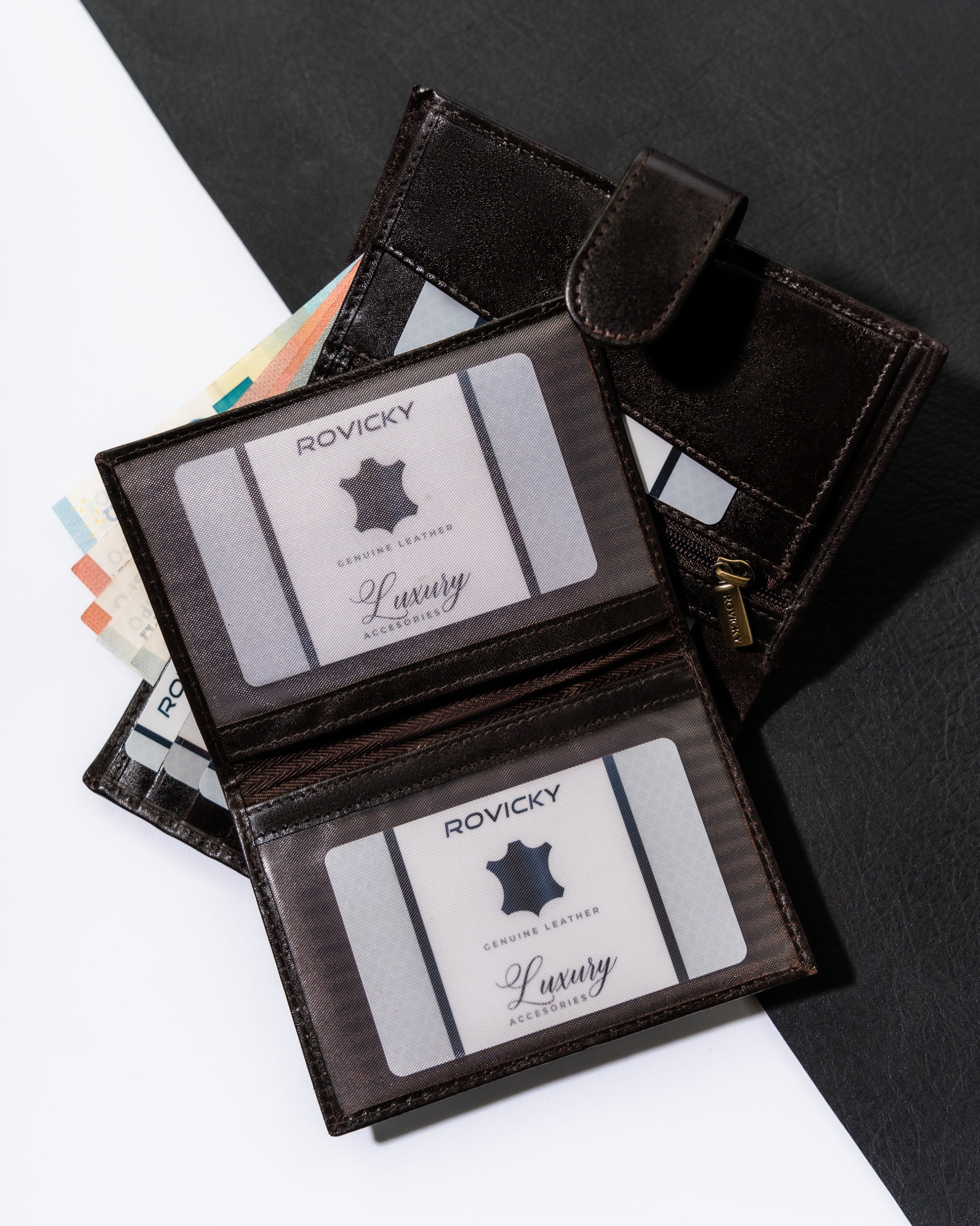 portfel męski skórzany n74l-rvt-2282 d.brown