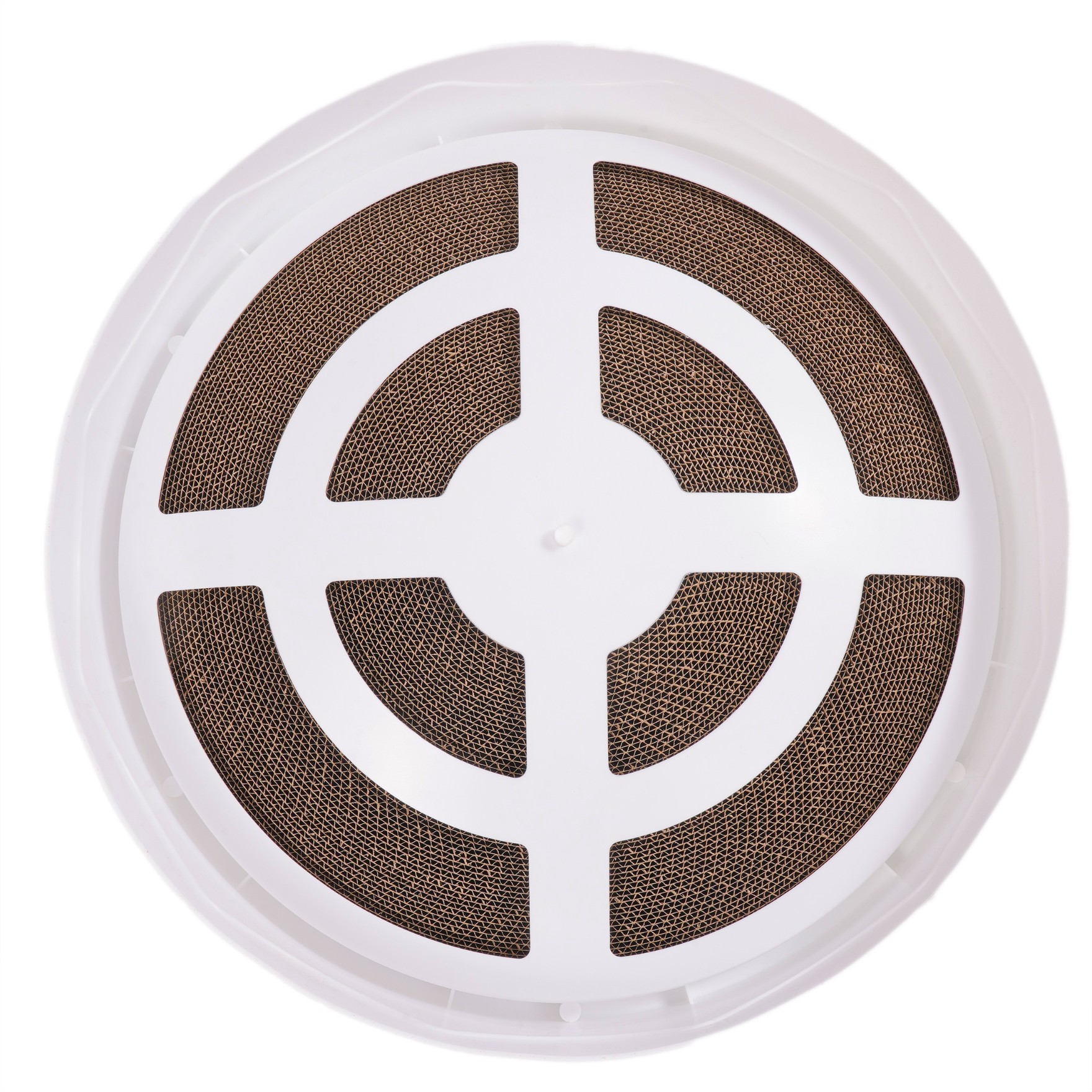 zestaw drapak z dodatkowym wymiennym wkładem dla kota ekologiczny tekturowy