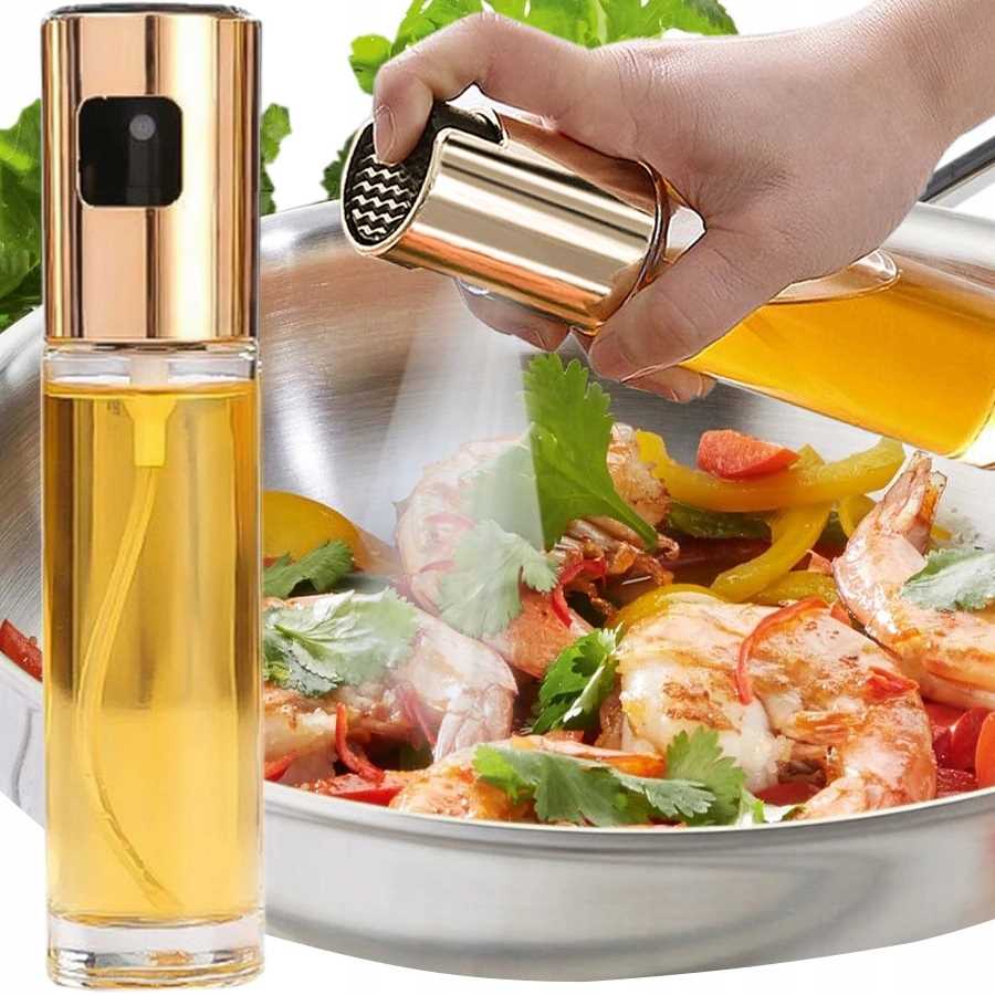 spryskiwacz kuchenny do oleju oliwy octu złoty 100ml