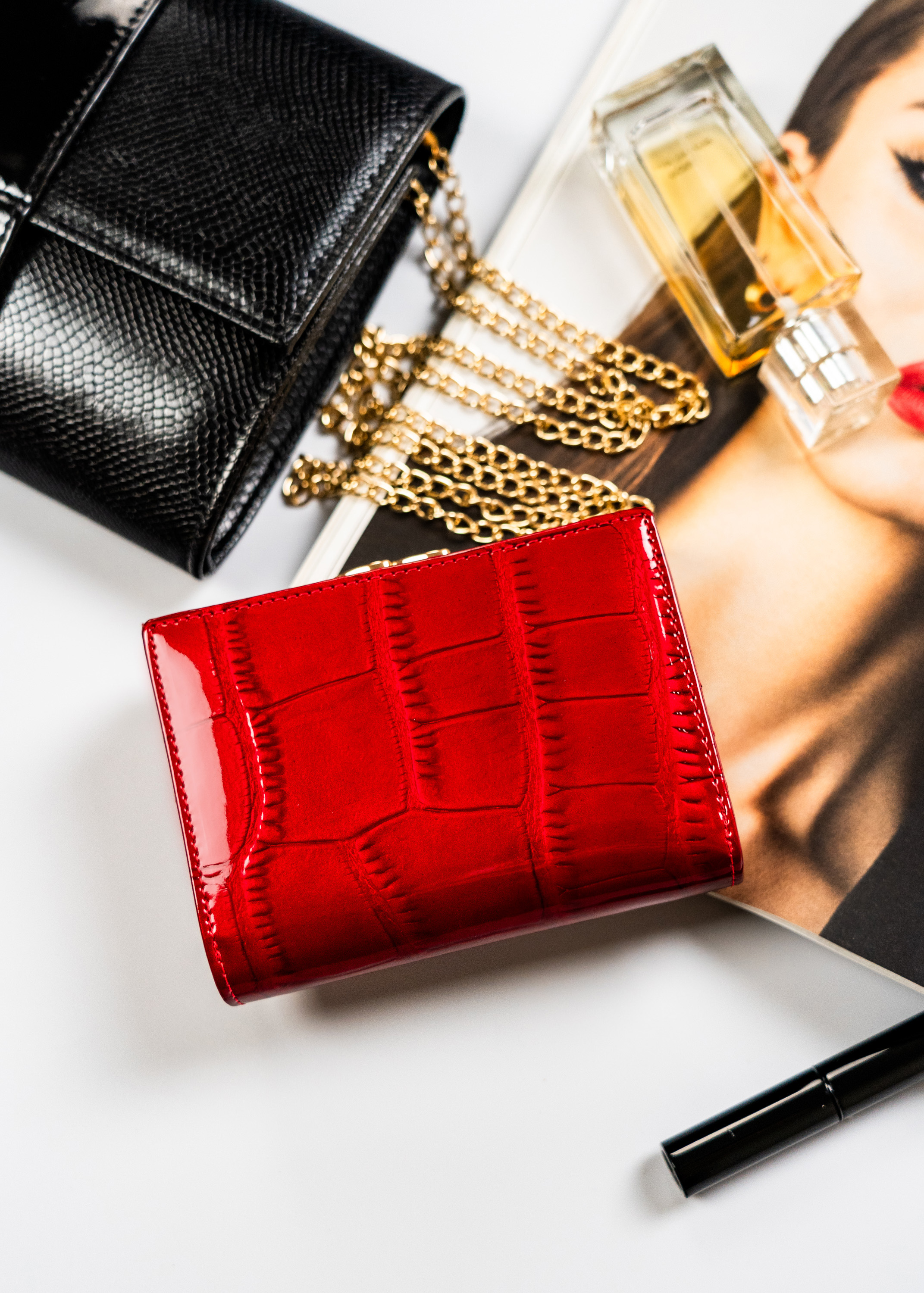 portfel damski skórzany ptn 15-09-cb-8782 red