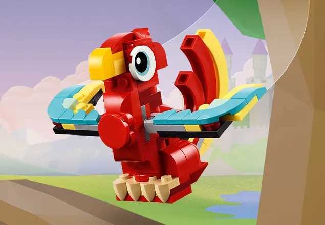 31145 - lego creator - czerwony smok