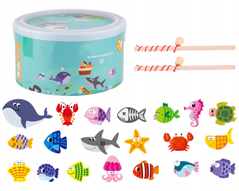 rybki do łowienia puzzle zkb-903