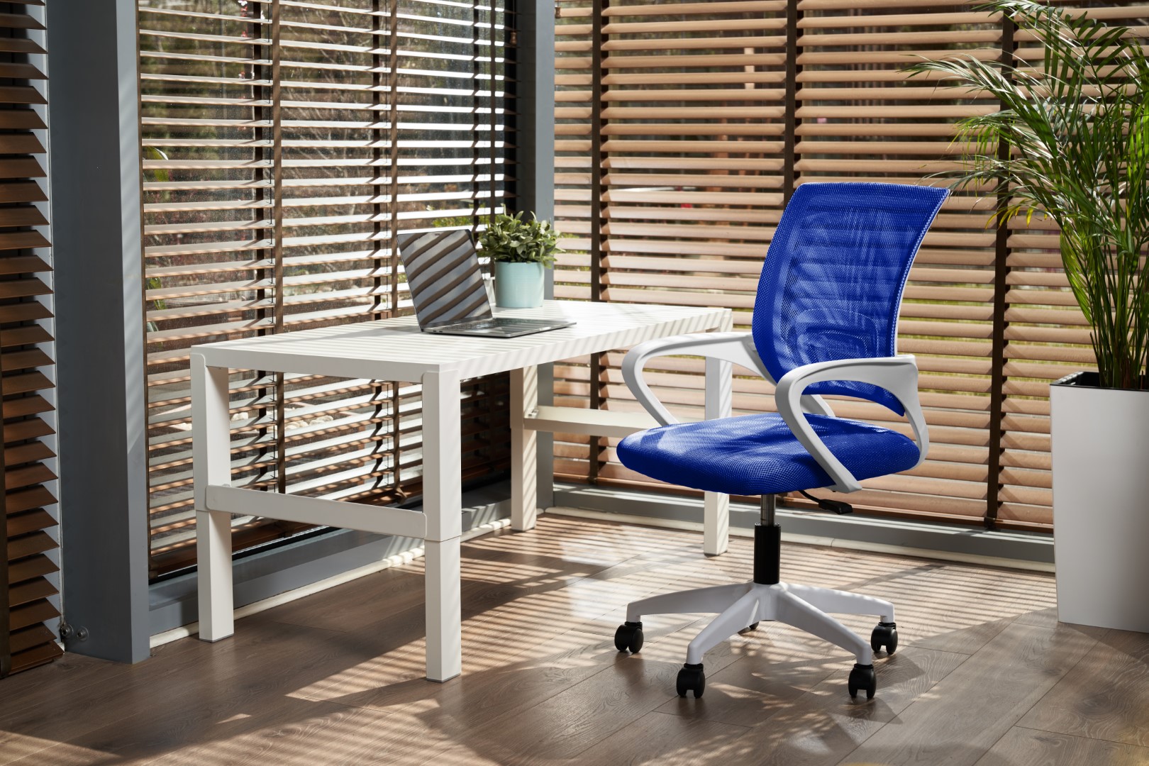 krzesło smart niebieskie