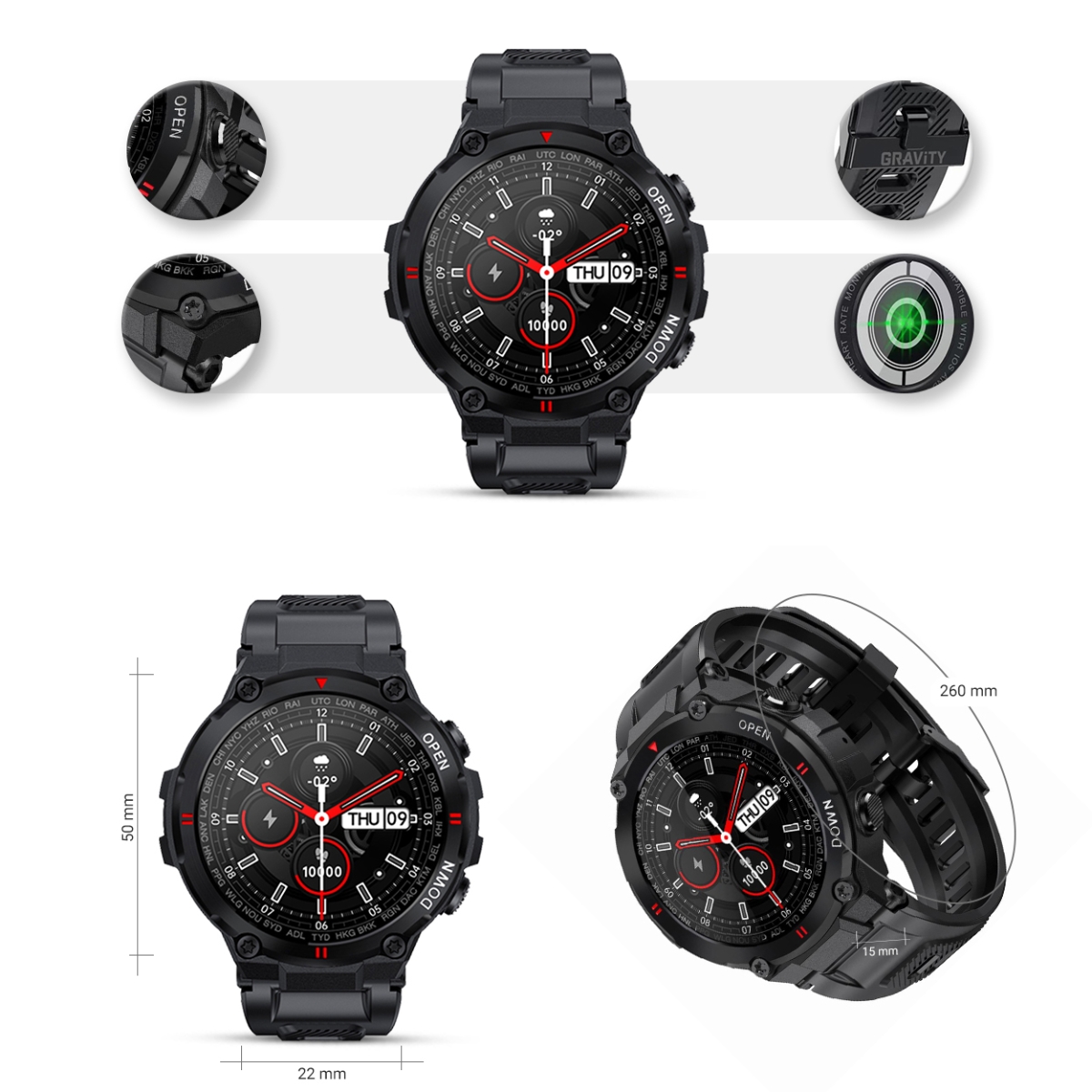 smartwatch gravity gt7-1