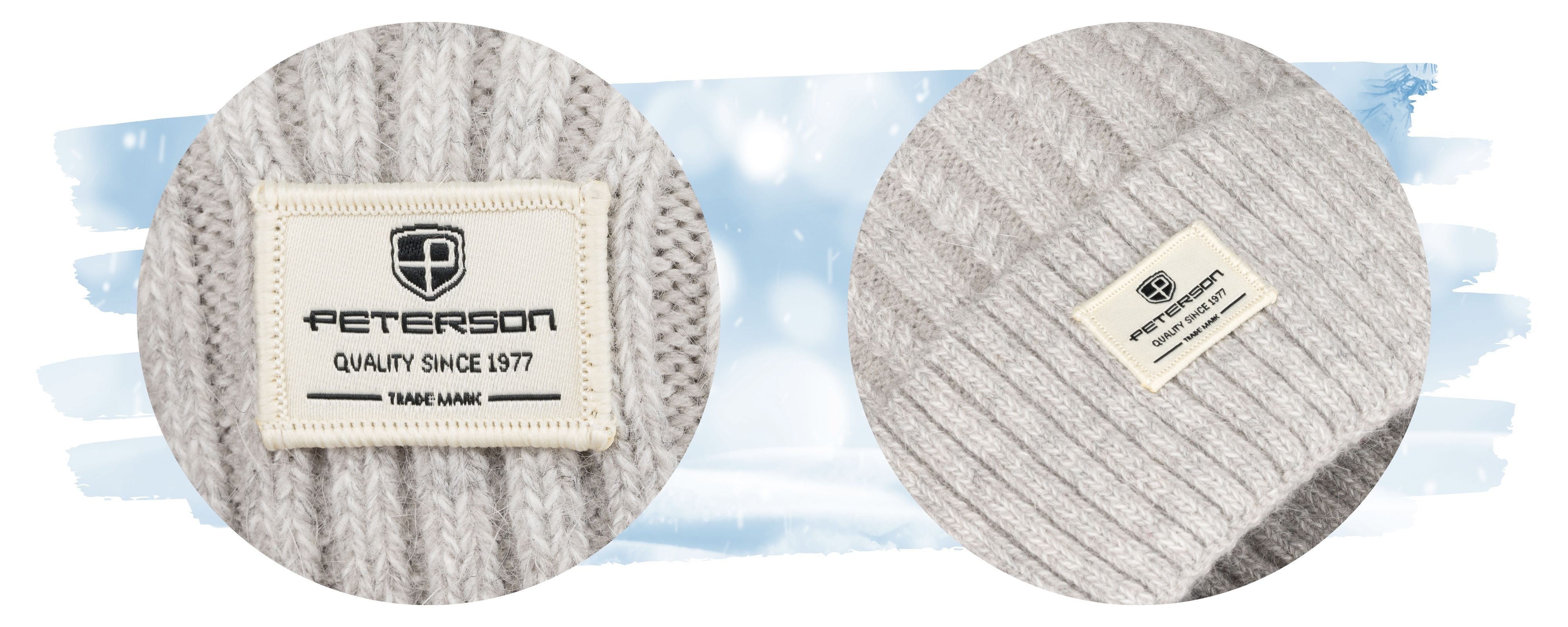 czapka ptn hat-07-7712 grey