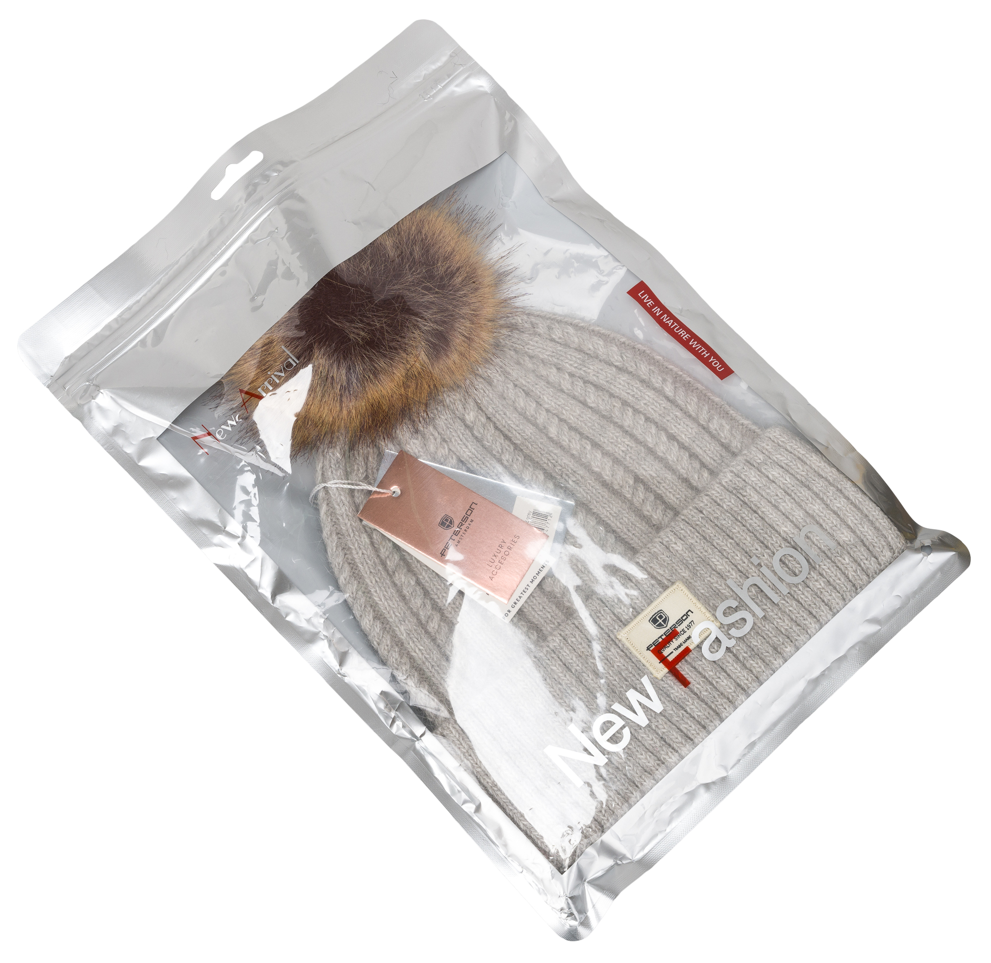 czapka ptn hat-07-7712 grey