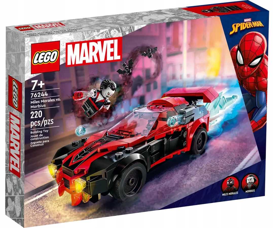 76244 - lego super heroes - miles morales kontra morbius