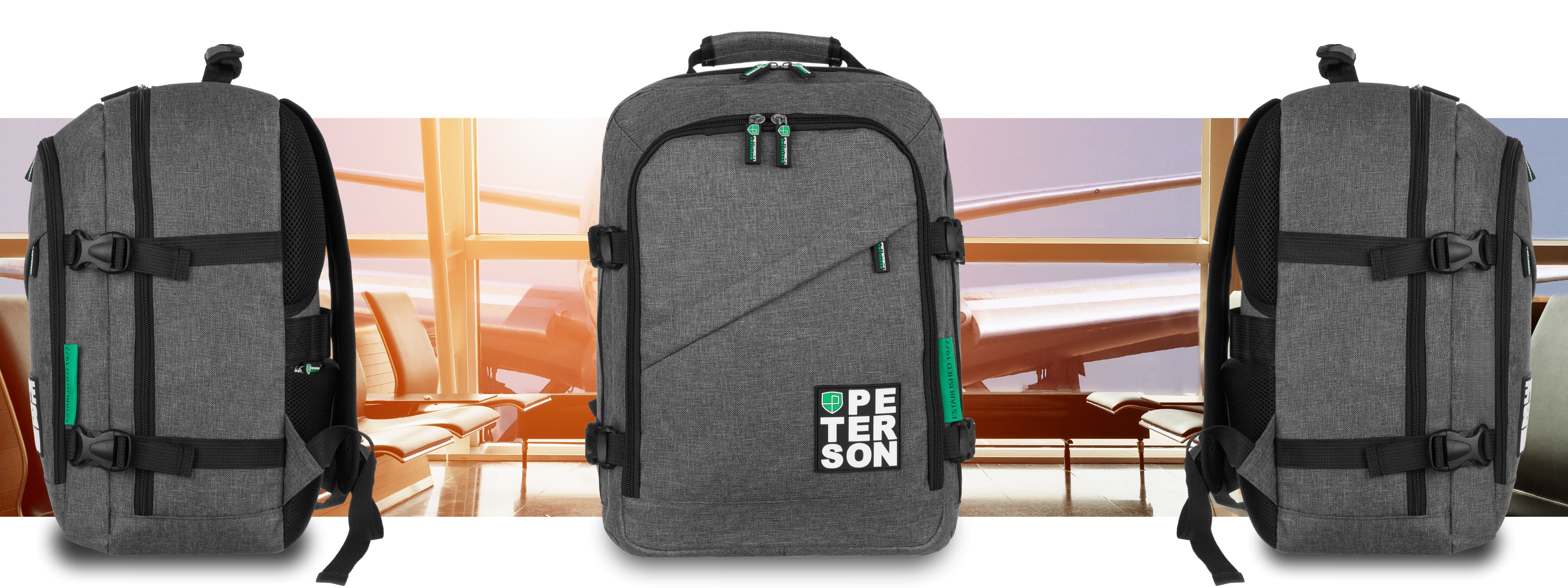 plecak ptn gpl-02-t-2049 gray+green