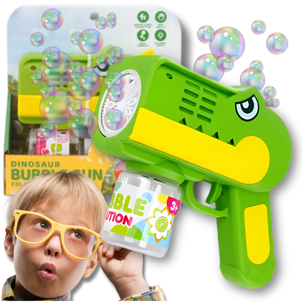 pistolet na bańki mydlane aparat do tworzenia baniek mydlanych + płyn