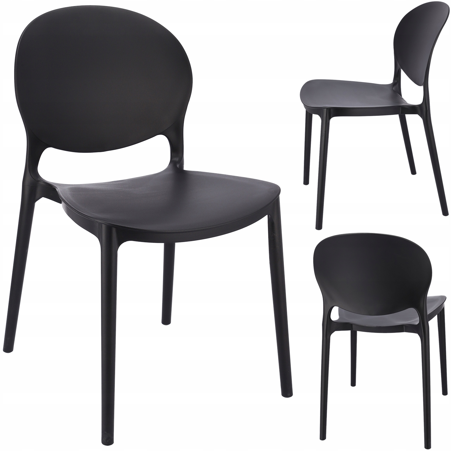 krzesło justin czarne