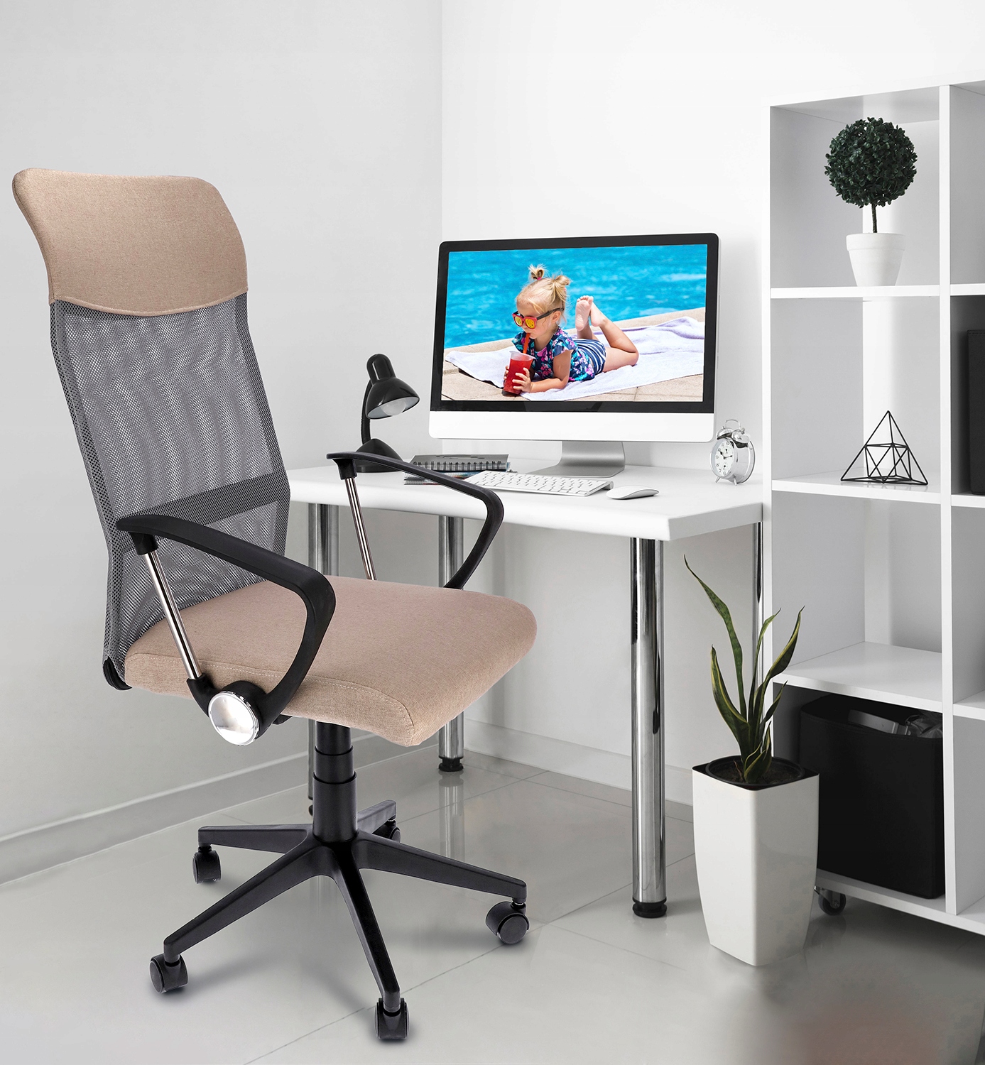 fotel zoom tkanina beż