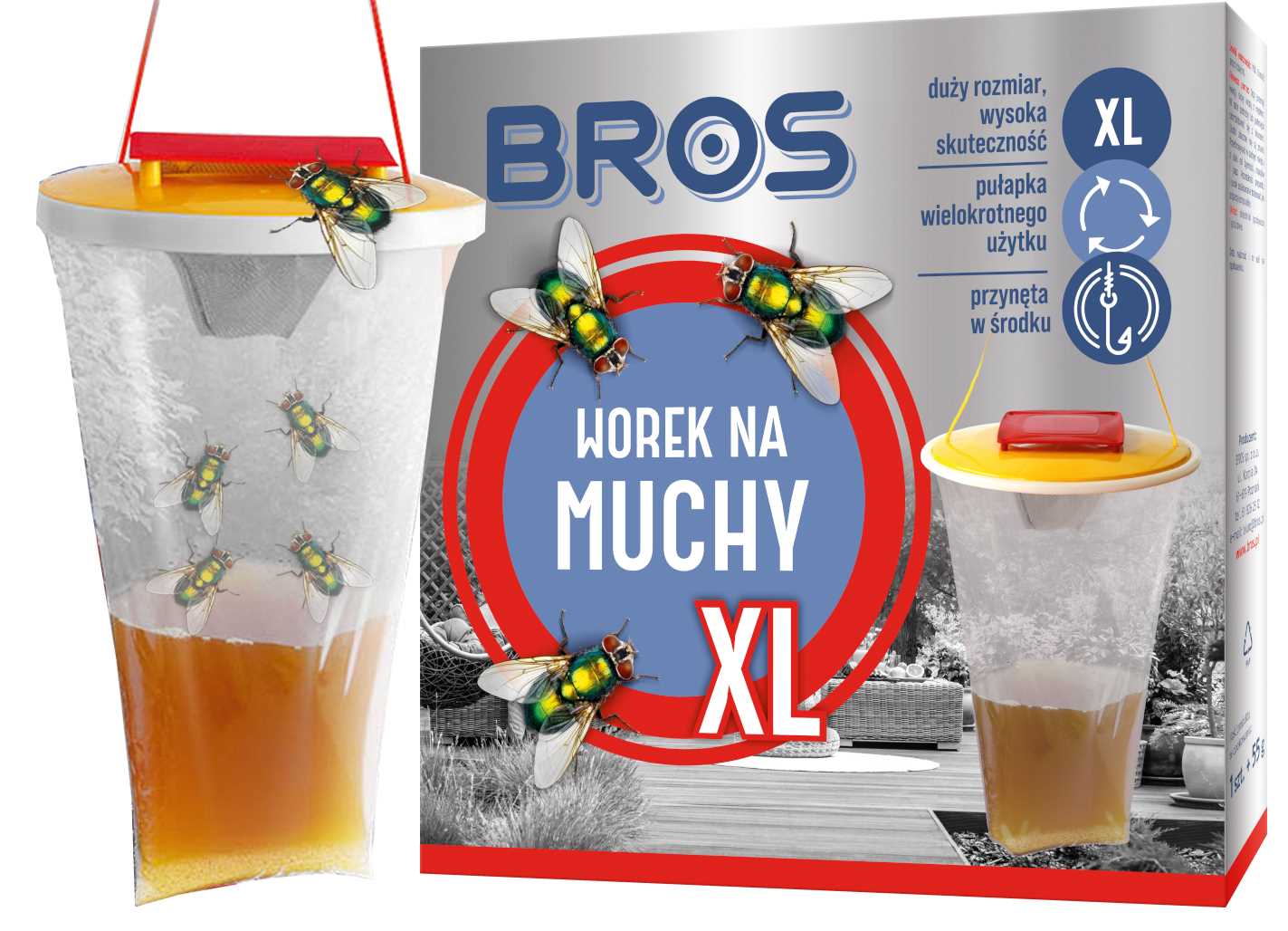 bros - worek na muchy xl