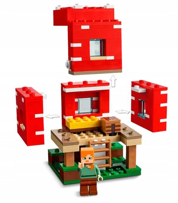 21179 - lego minecraft - dom w grzybie