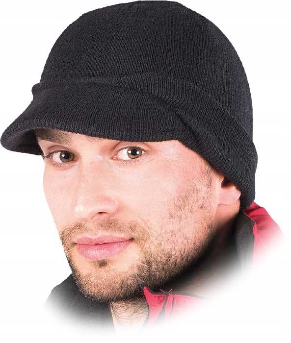 czapka zimowa z daszkiem reis czbas